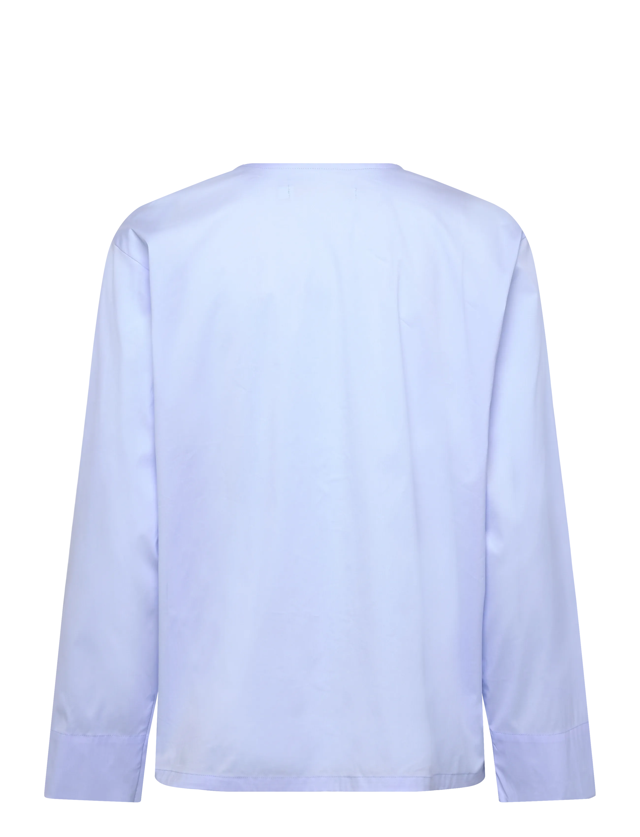 Naja Lauf - NATALIA BLOUSE FANCY POPLIN - langærmede bluser - light blue - 1