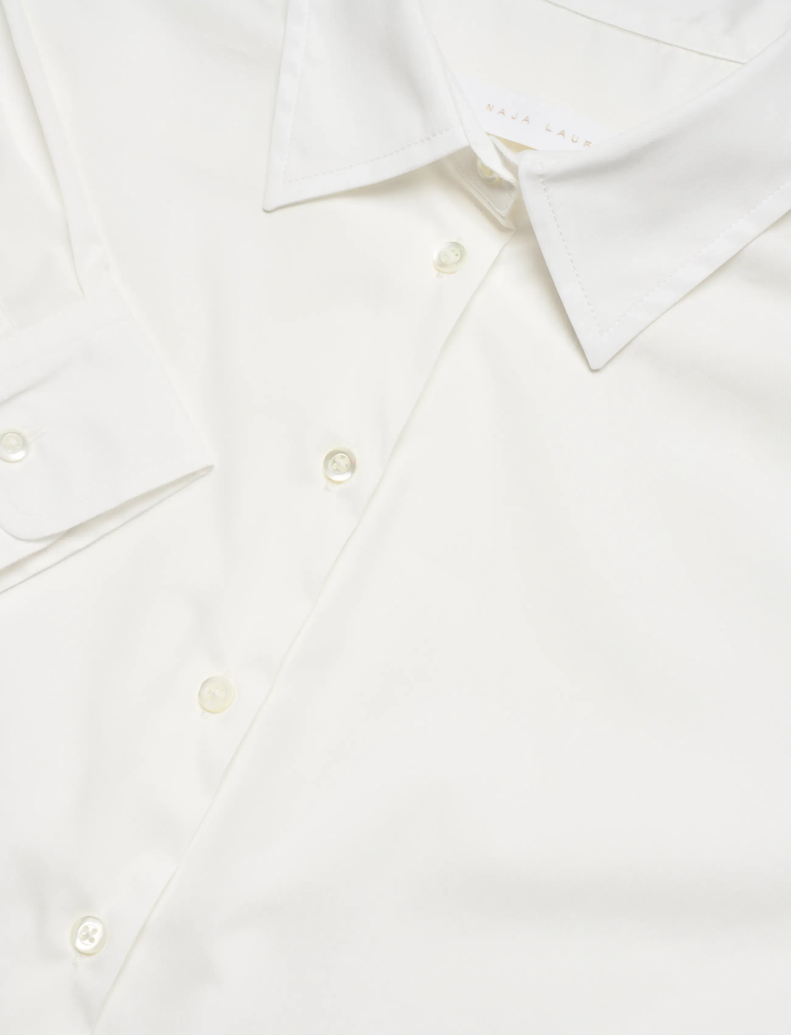 Naja Lauf - BEATE SHIRT FANCY POPLIN - langærmede skjorter - butter - 2