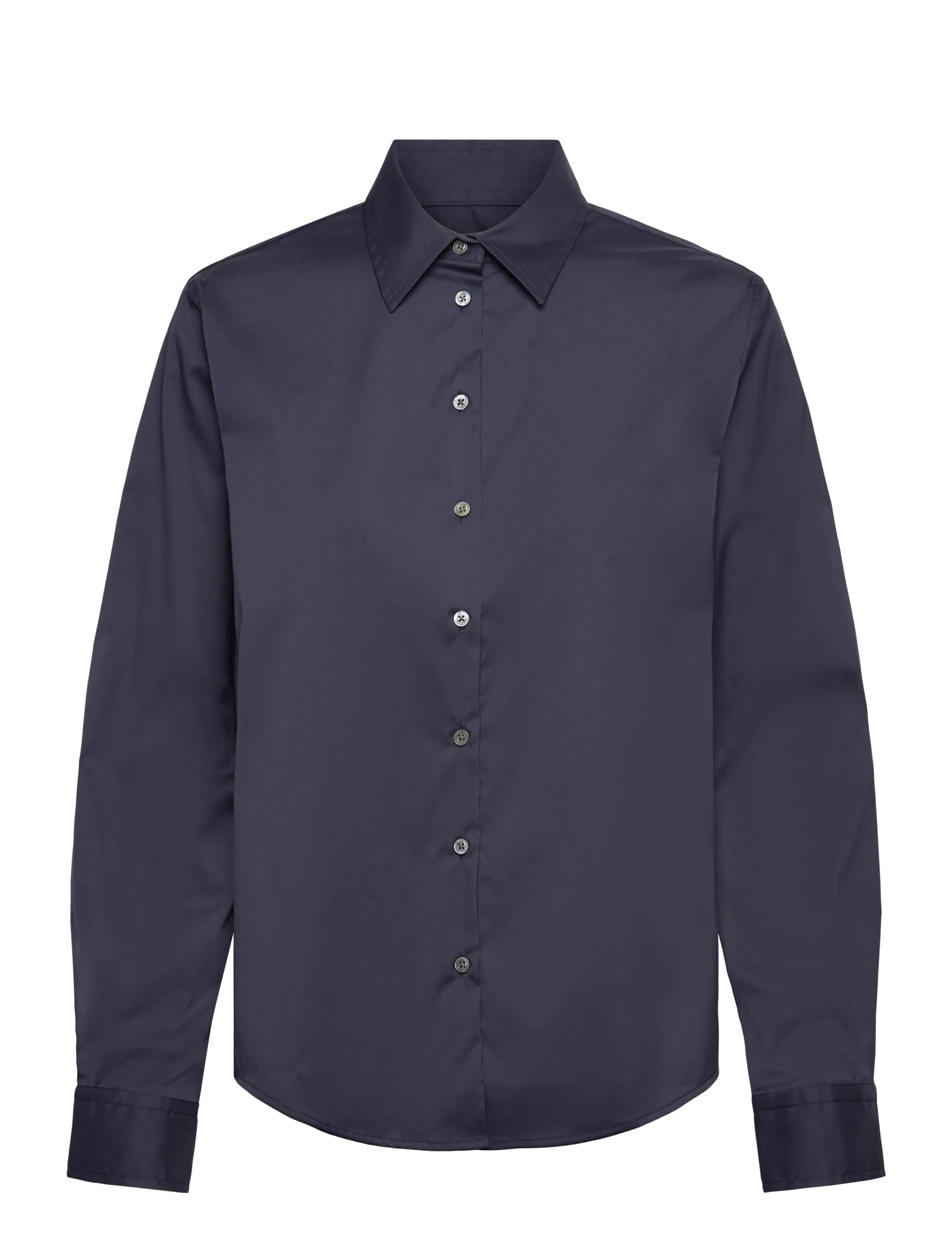 Naja Lauf BEATE SHIRT FANCY POPLIN - Bluser & Skjorter - NAVY / navy