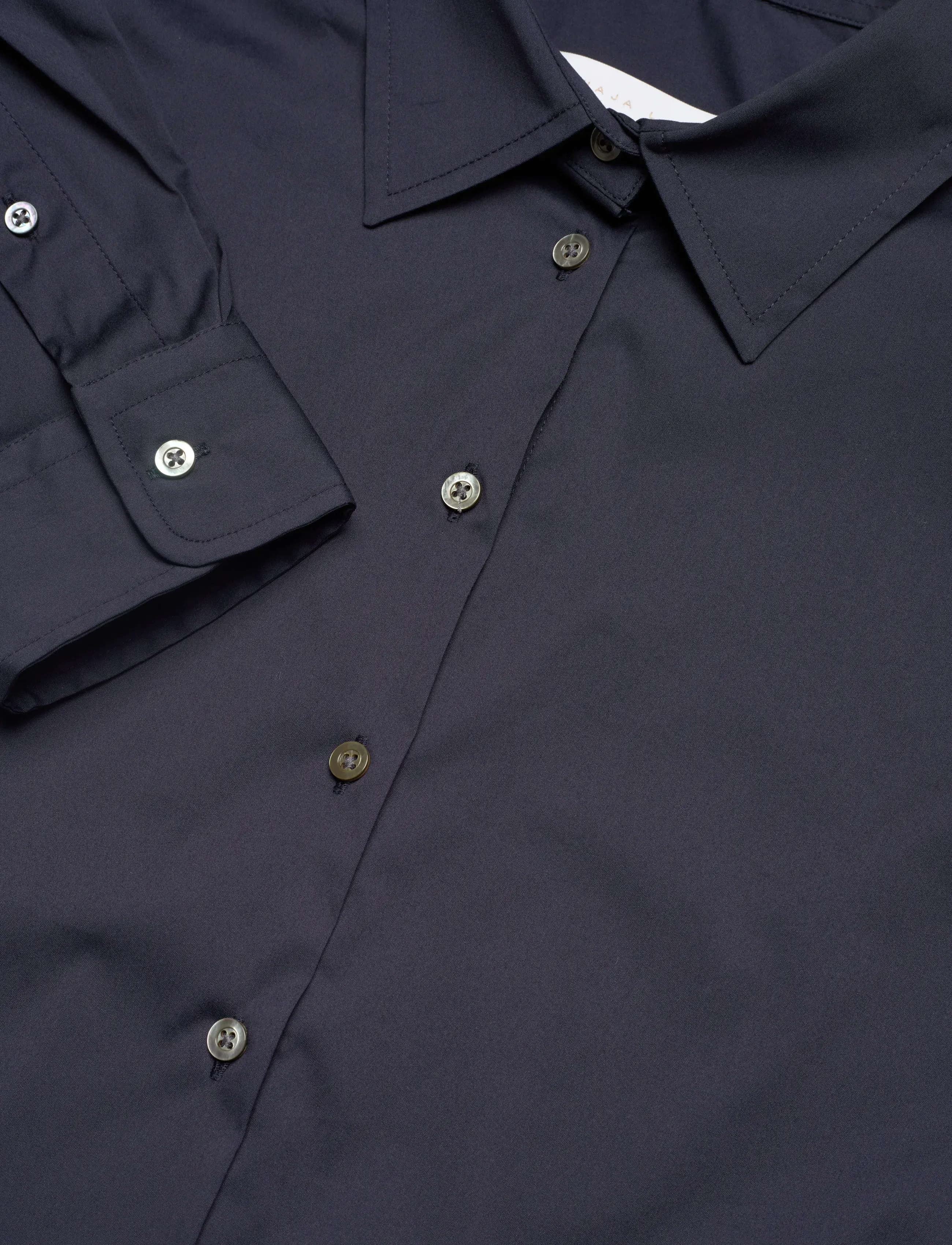 Naja Lauf - BEATE SHIRT FANCY POPLIN - langærmede skjorter - navy - 2