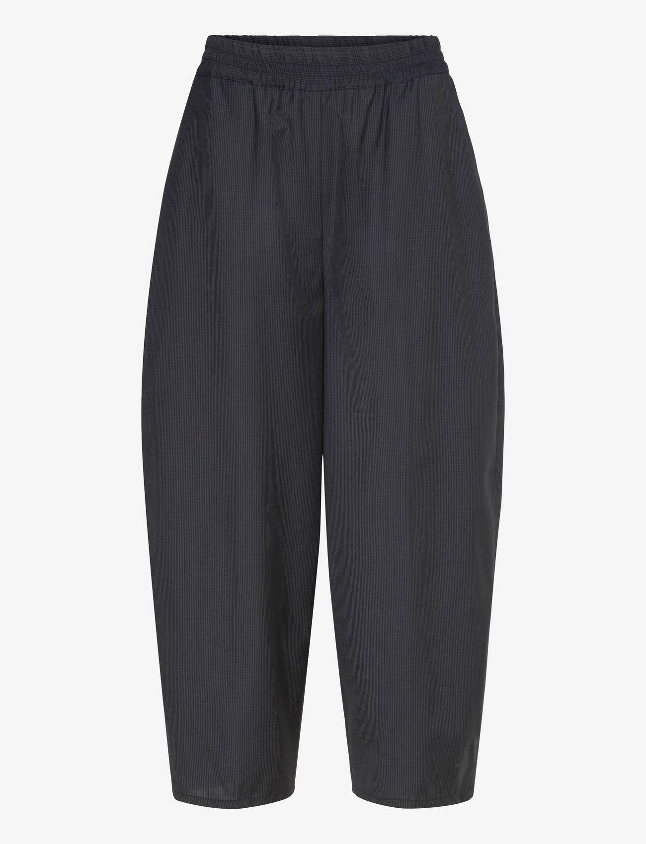 Naja Lauf - SORA PANTS CHECKED STRIPE - navy blue - 0