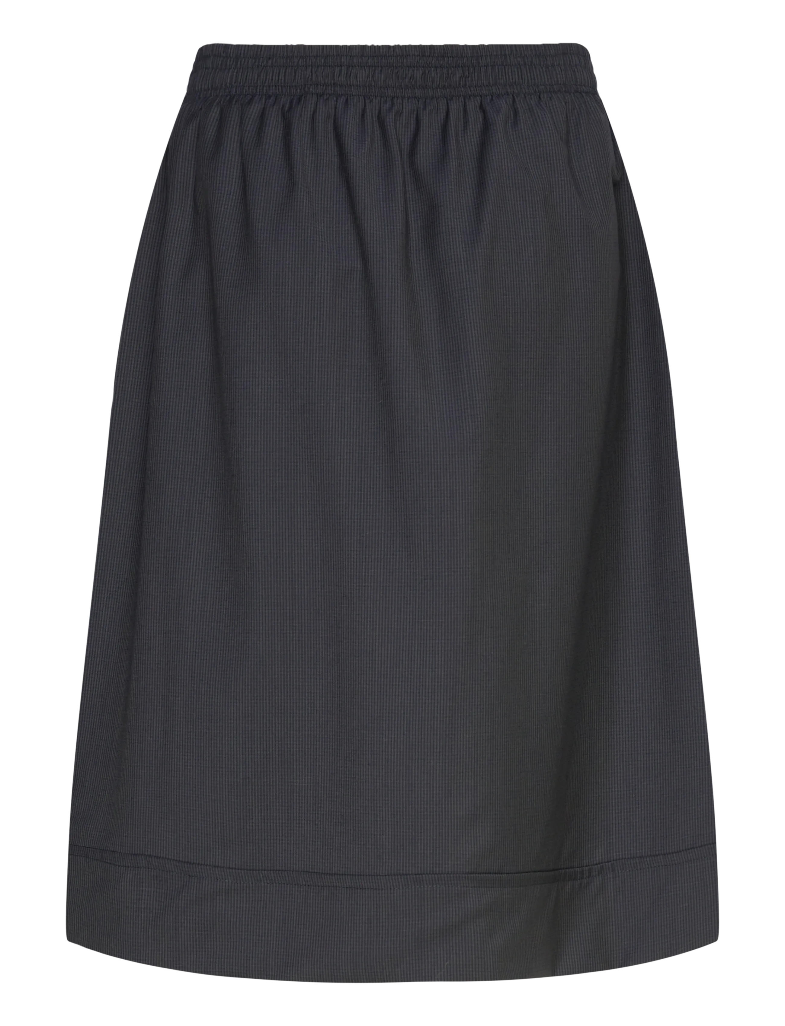 Naja Lauf - KIANA SKIRT CHECKED STRIPE - midi nederdele - navy blue - 1