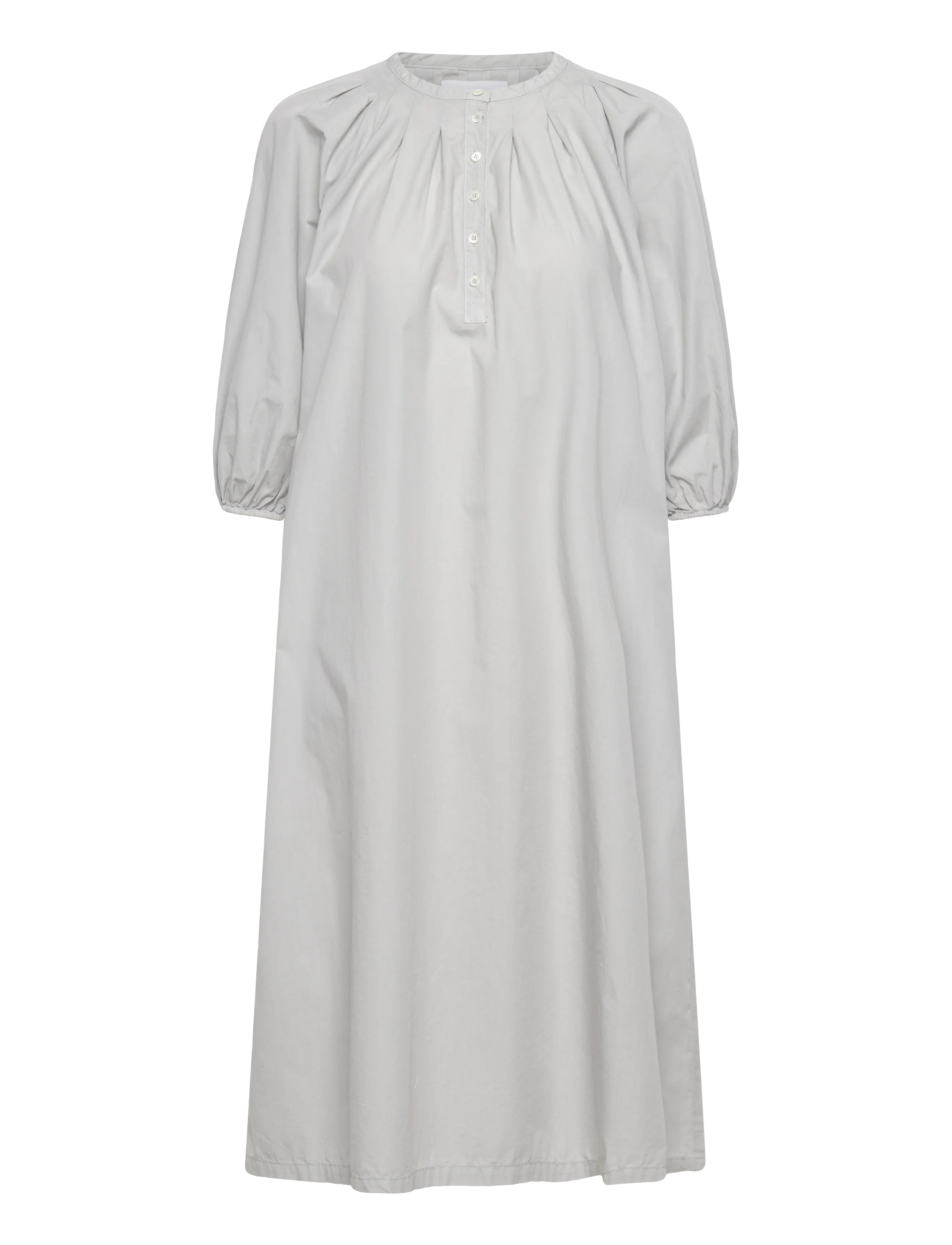 Naja Lauf NICOLE DRESS PAPER TOUCH - Skjortekjoler - LIGHT GREY / grey