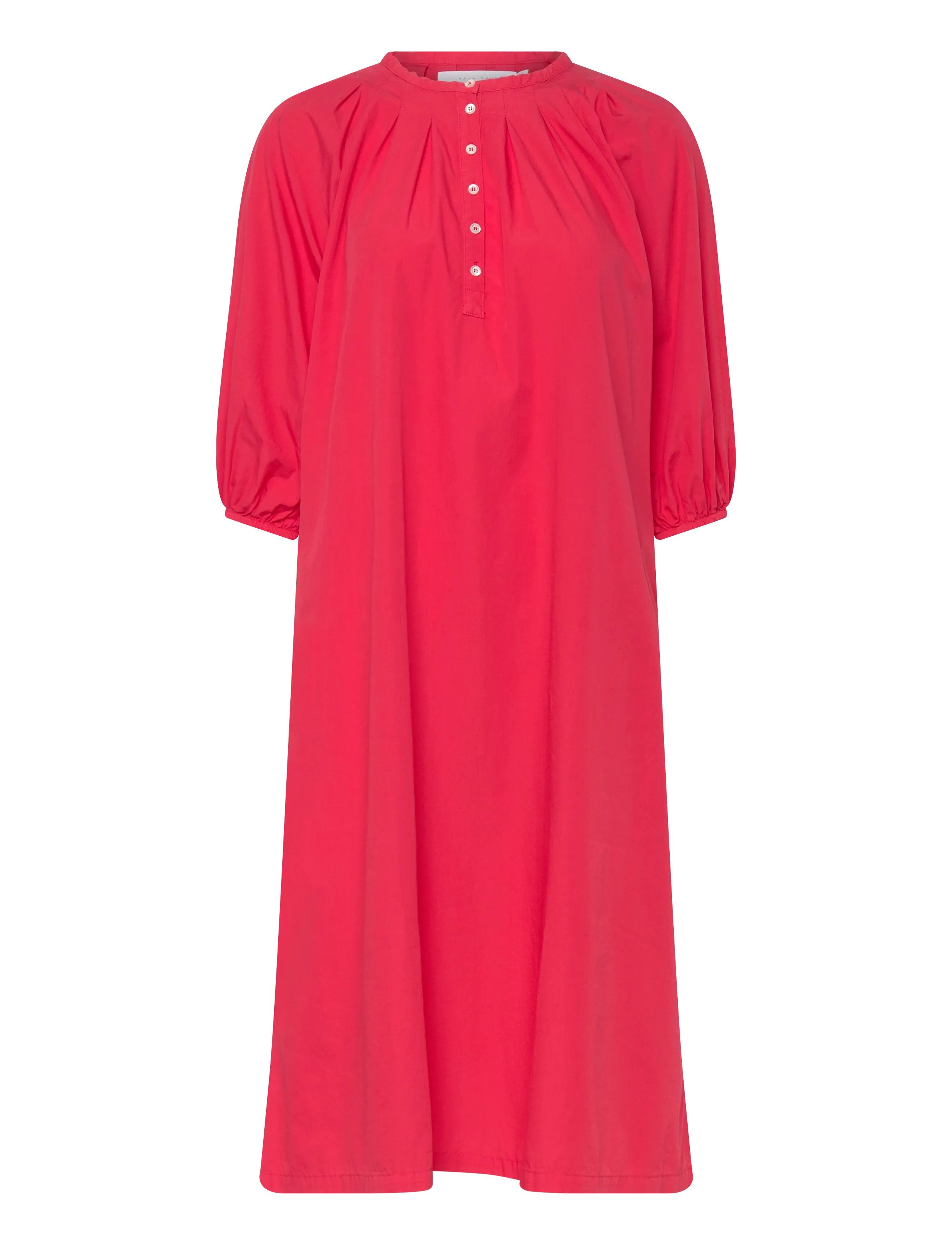 Naja Lauf NICOLE DRESS PAPER TOUCH - Midi kjoler - PINK RED / red