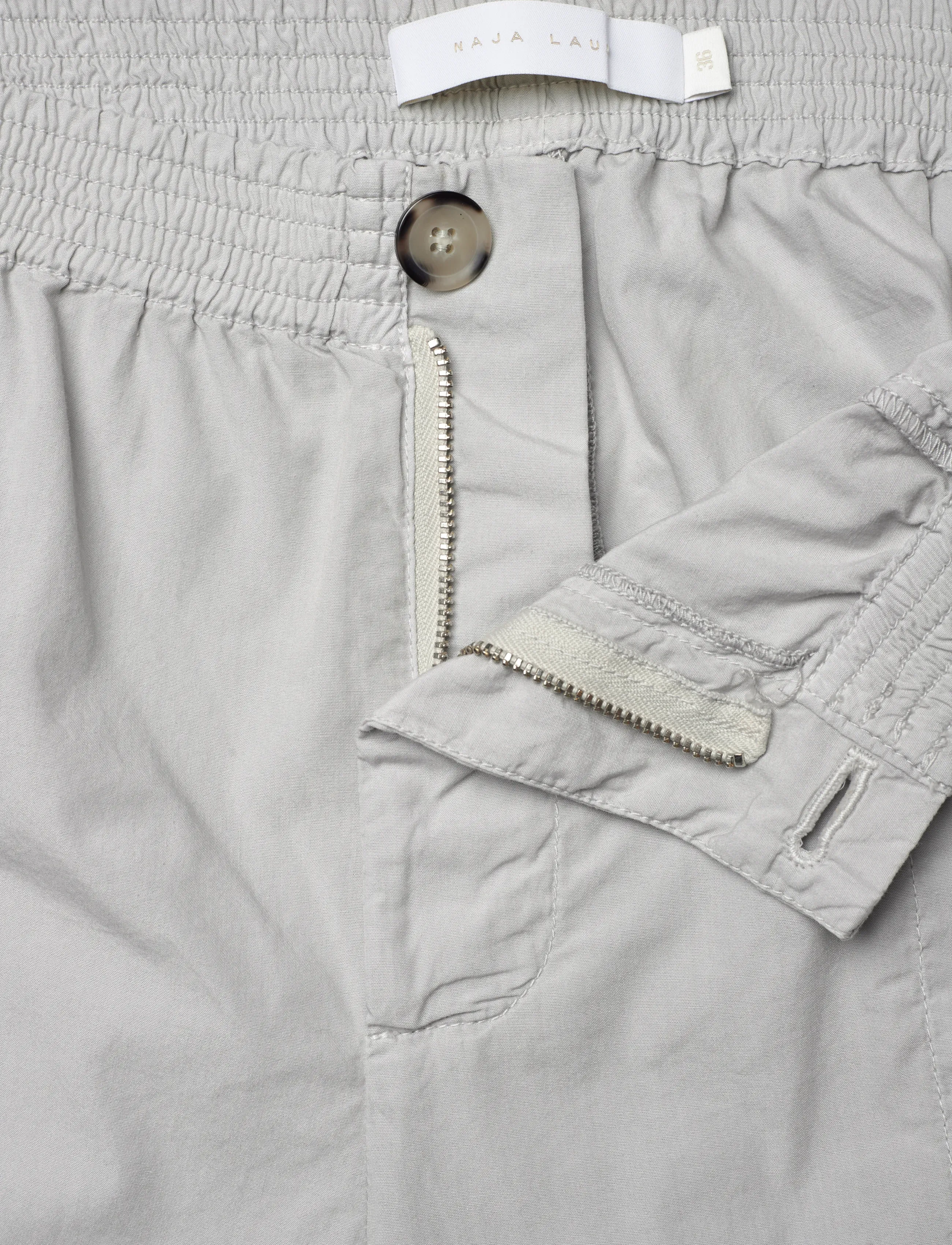 Naja Lauf - ASHA PANTS PAPER TOUCH - festtøj til outletpriser - light grey - 3