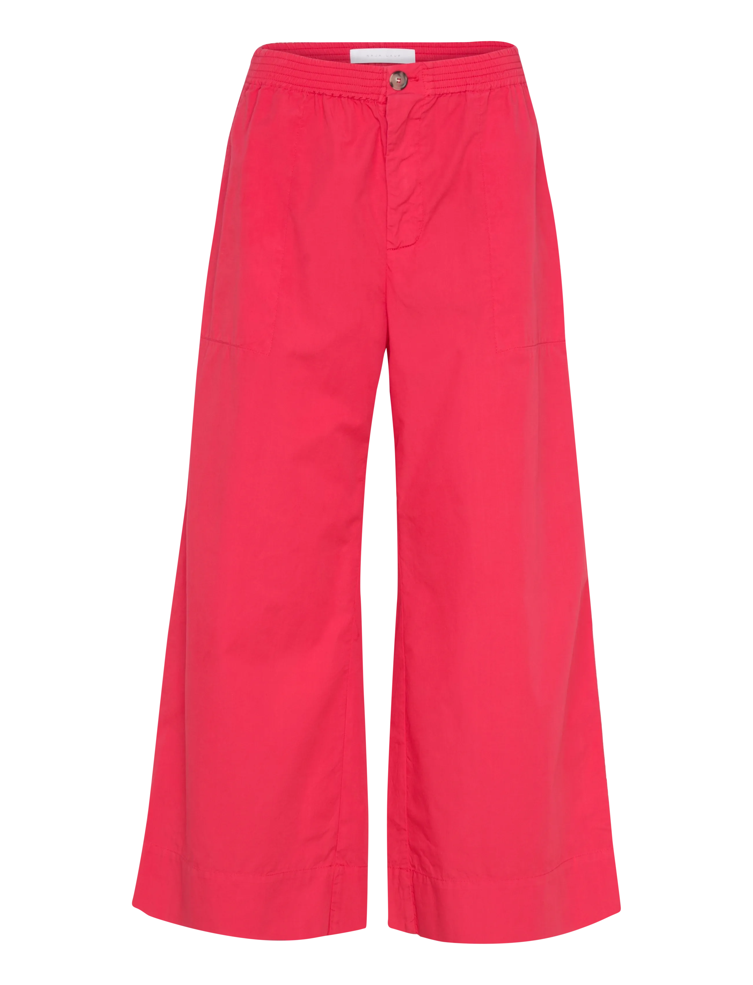 Naja Lauf ASHA PANTS PAPER TOUCH - Wide leg trousers - PINK RED / pink/rose