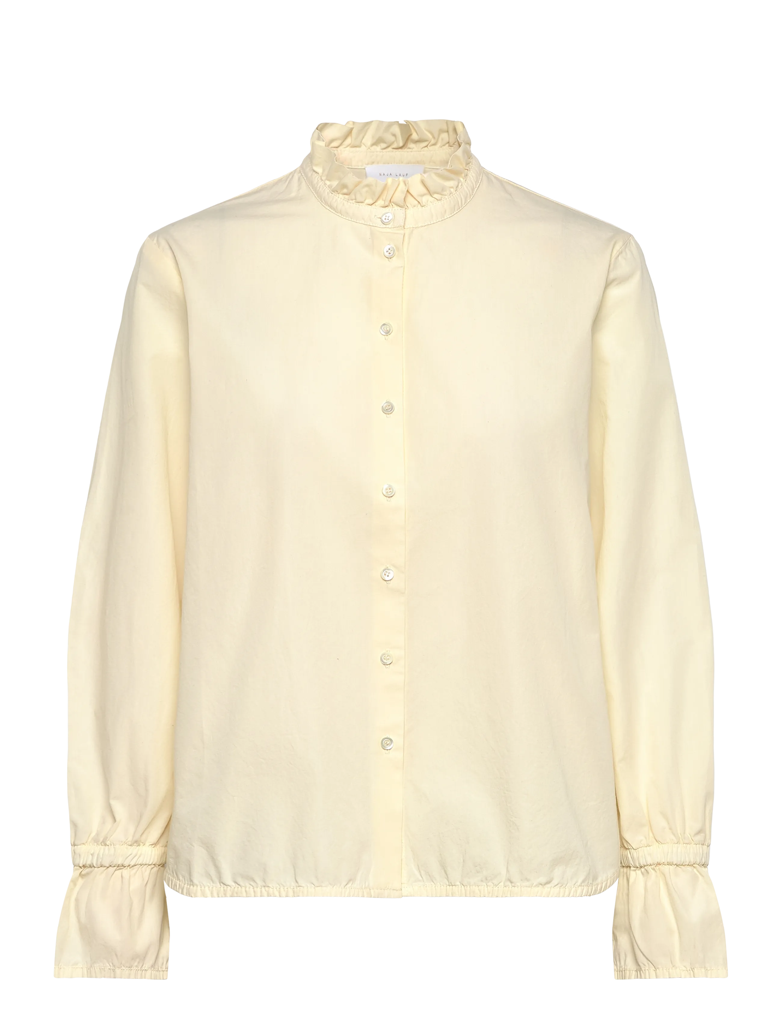 Naja Lauf DICTE SHIRT PAPER TOUCH - Naja Lauf - BUTTER / cream