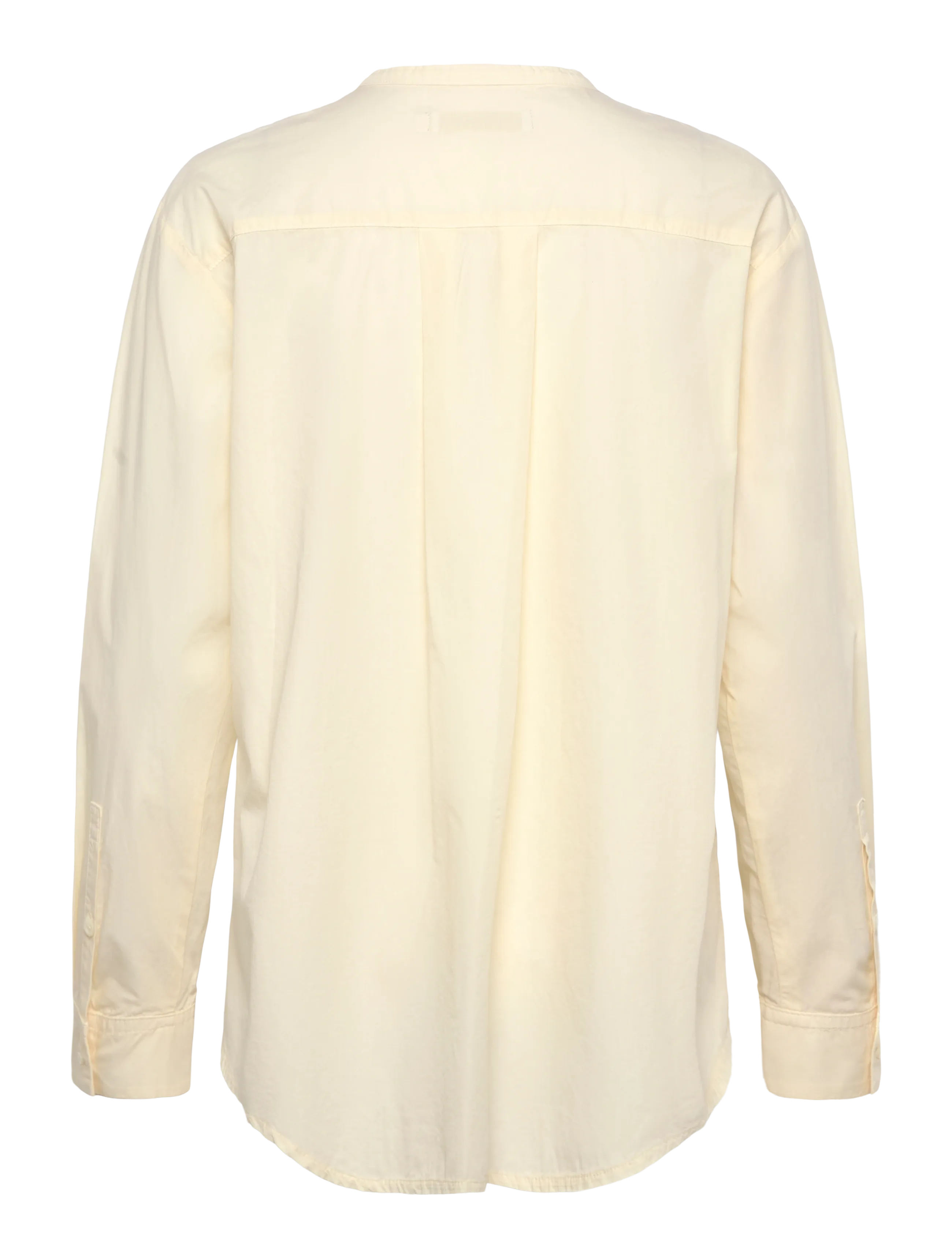 Naja Lauf - ANETTA SHIRT PAPER TOUCH - langärmlige hemden - butter - 1