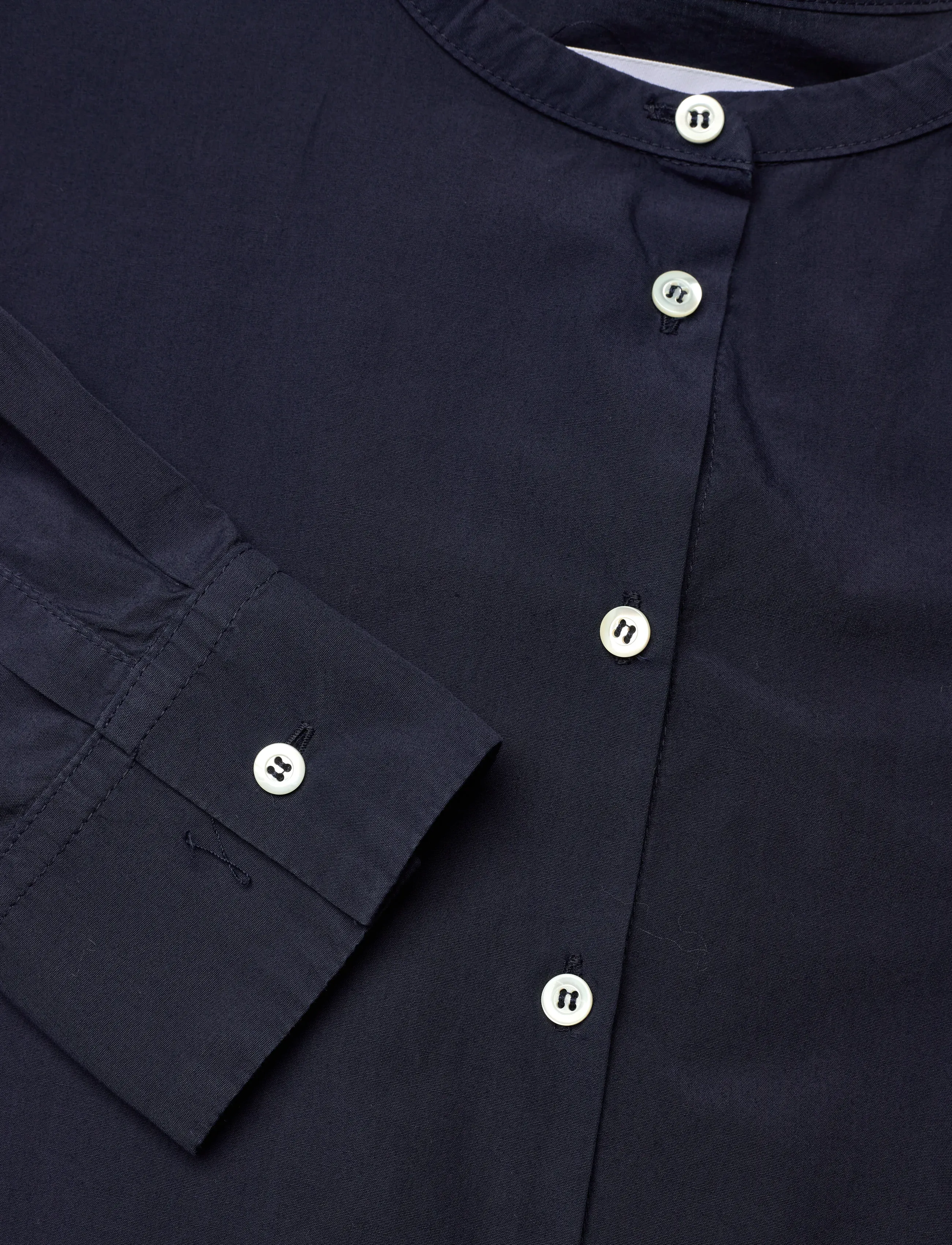 Naja Lauf - ANETTA SHIRT PAPER TOUCH - langærmede skjorter - navy - 2