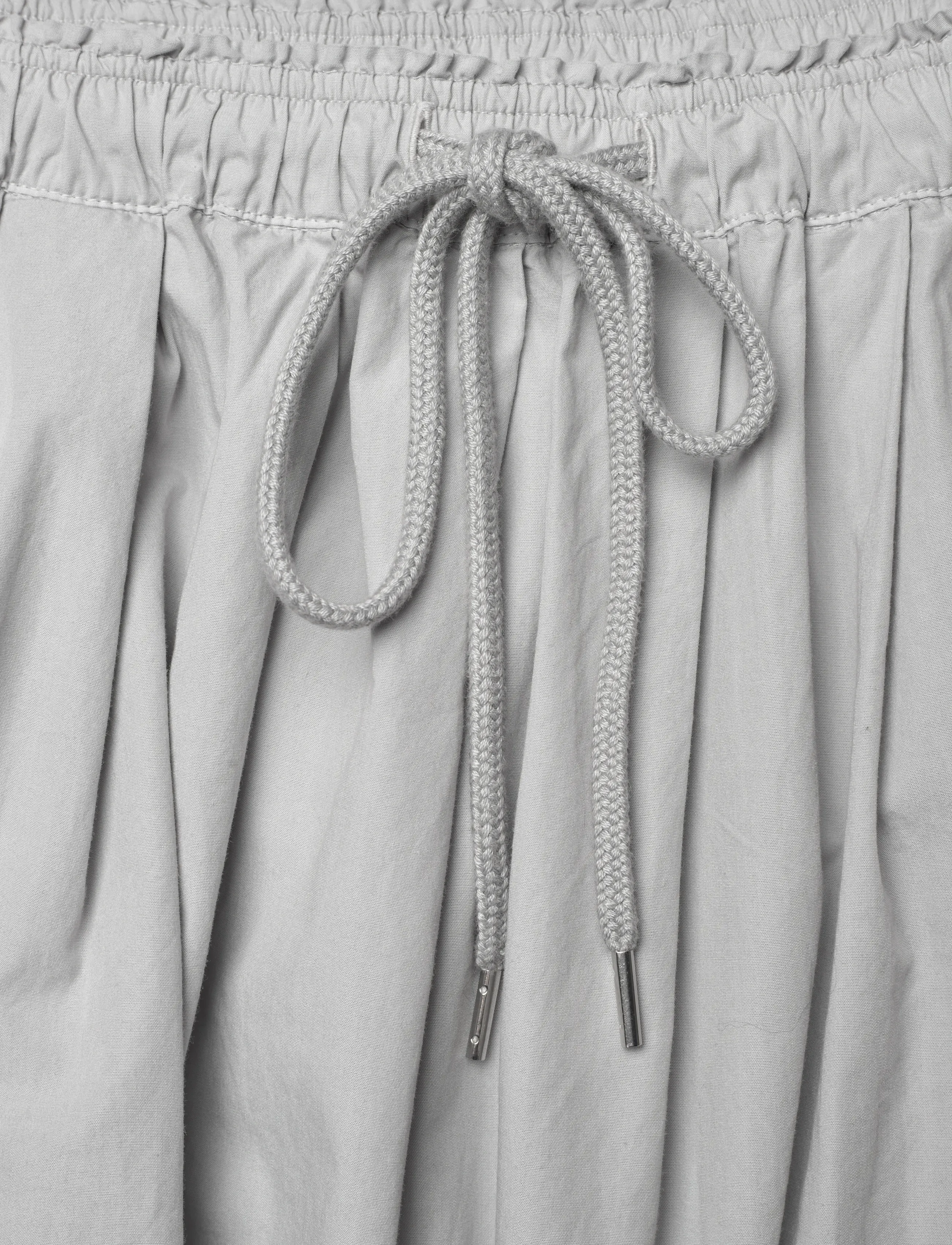 Naja Lauf - JAMA SKIRT PAPER TOUCH - maxi nederdele - light grey - 3