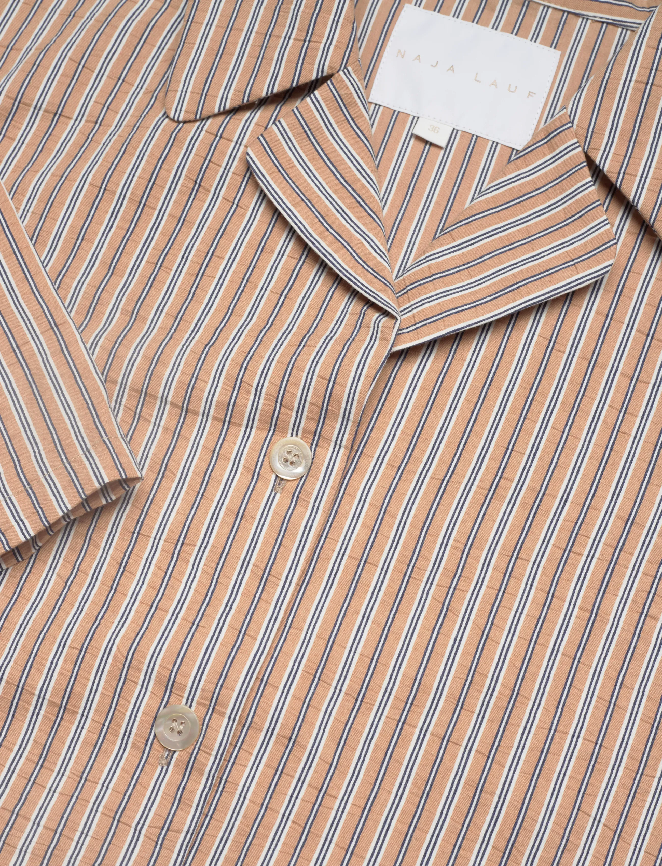 Naja Lauf - LONNIE JACKET TERRACOTTA STRIPE - terracotta - 3