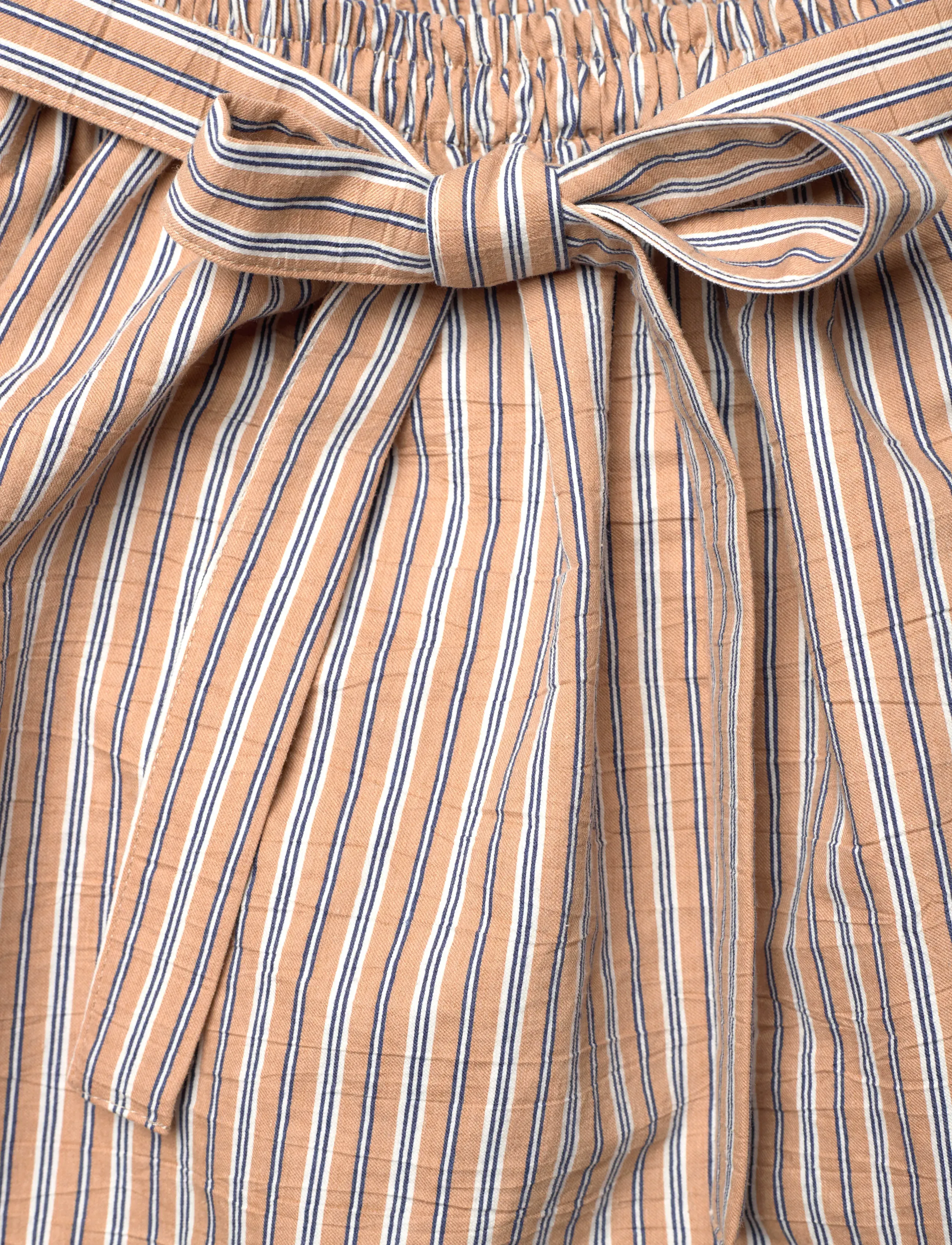Naja Lauf - OISELLA SKIRT TERRACOTTA STRIPE - midi nederdele - terracotta - 5