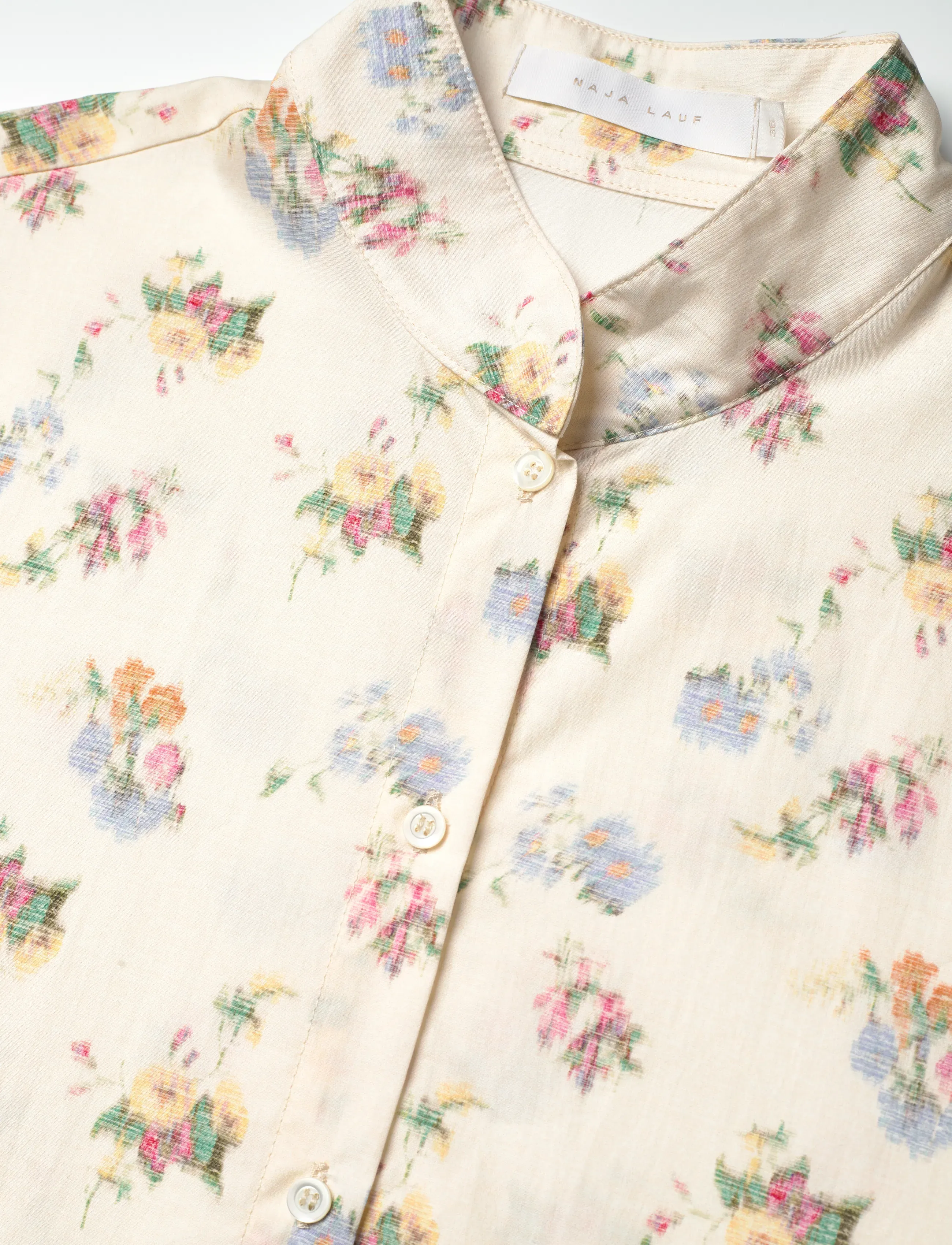 Naja Lauf - DIMA DRESS BLEACHED FLOWER - cream - 2