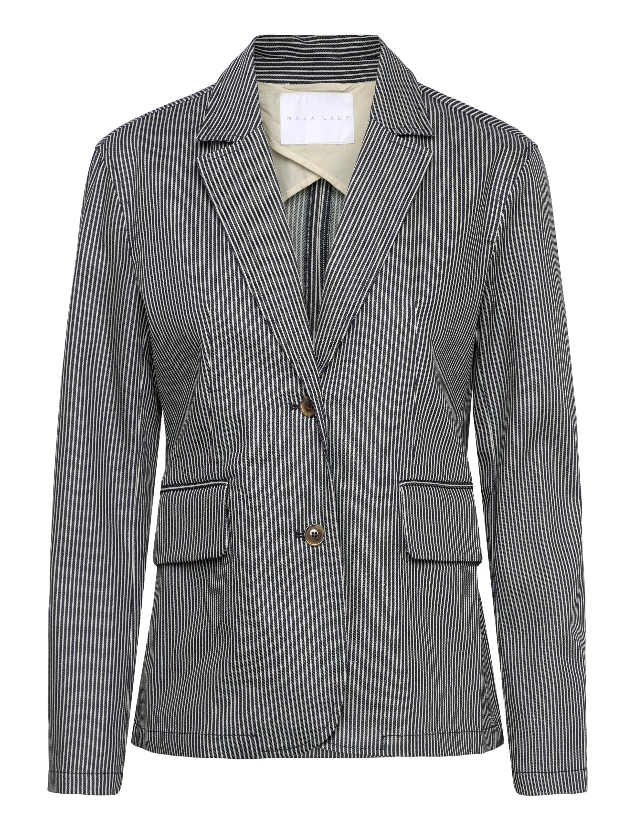 Naja Lauf PIL BLAZER MILKBOY STRIPE - Blazer - BLUE WHITE / blue