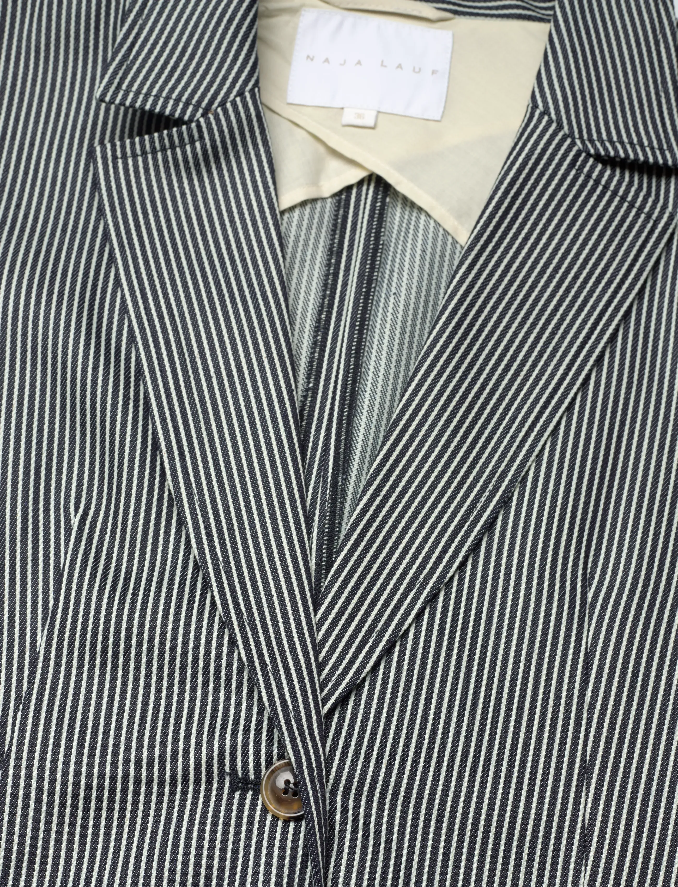 Naja Lauf - PIL BLAZER MILKBOY STRIPE - enkeltradede blazere - blue white - 3