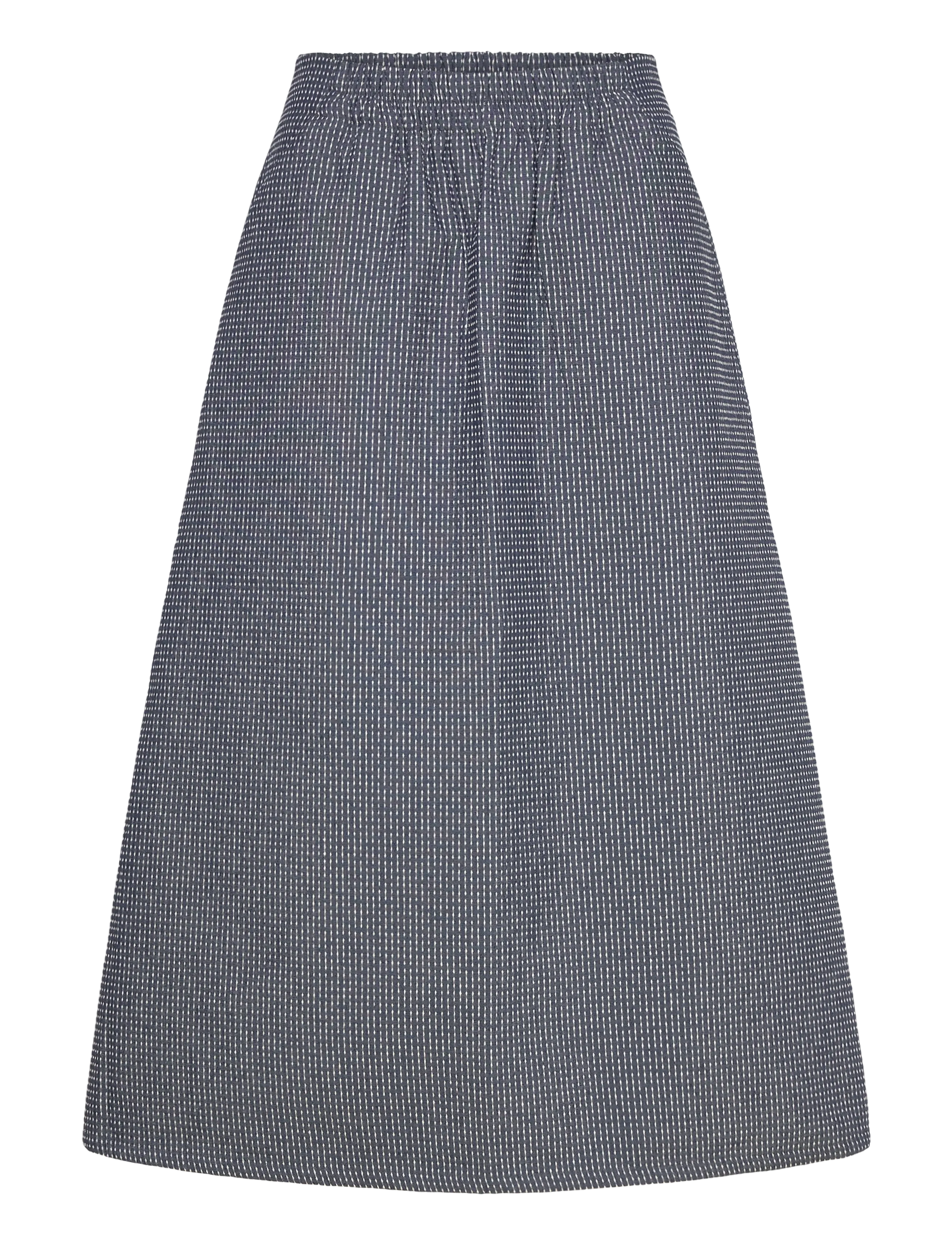 Naja Lauf - DAK SKIRT BLURRED STRIPE - midi nederdele - navy - 0