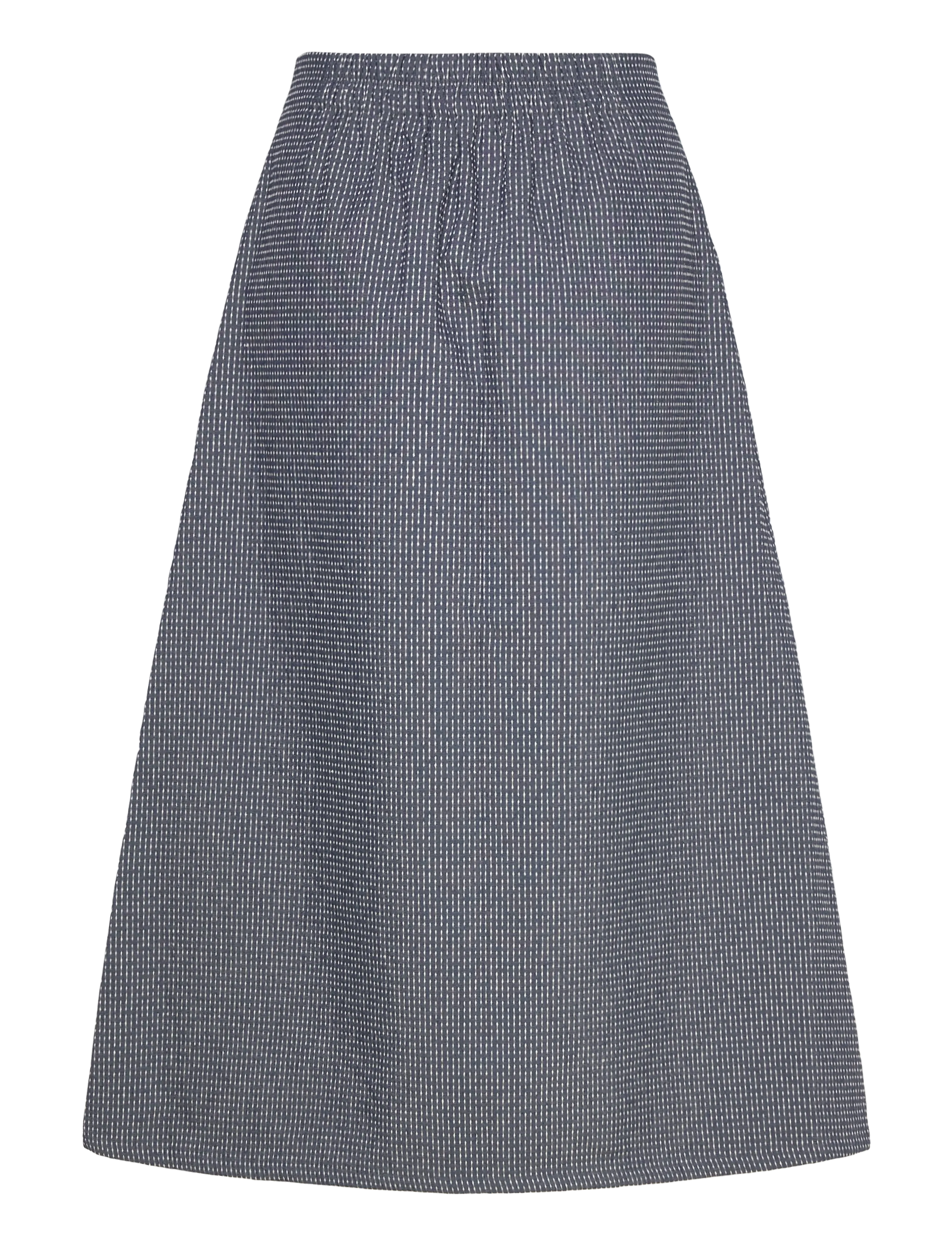Naja Lauf - DAK SKIRT BLURRED STRIPE - midi nederdele - navy - 1