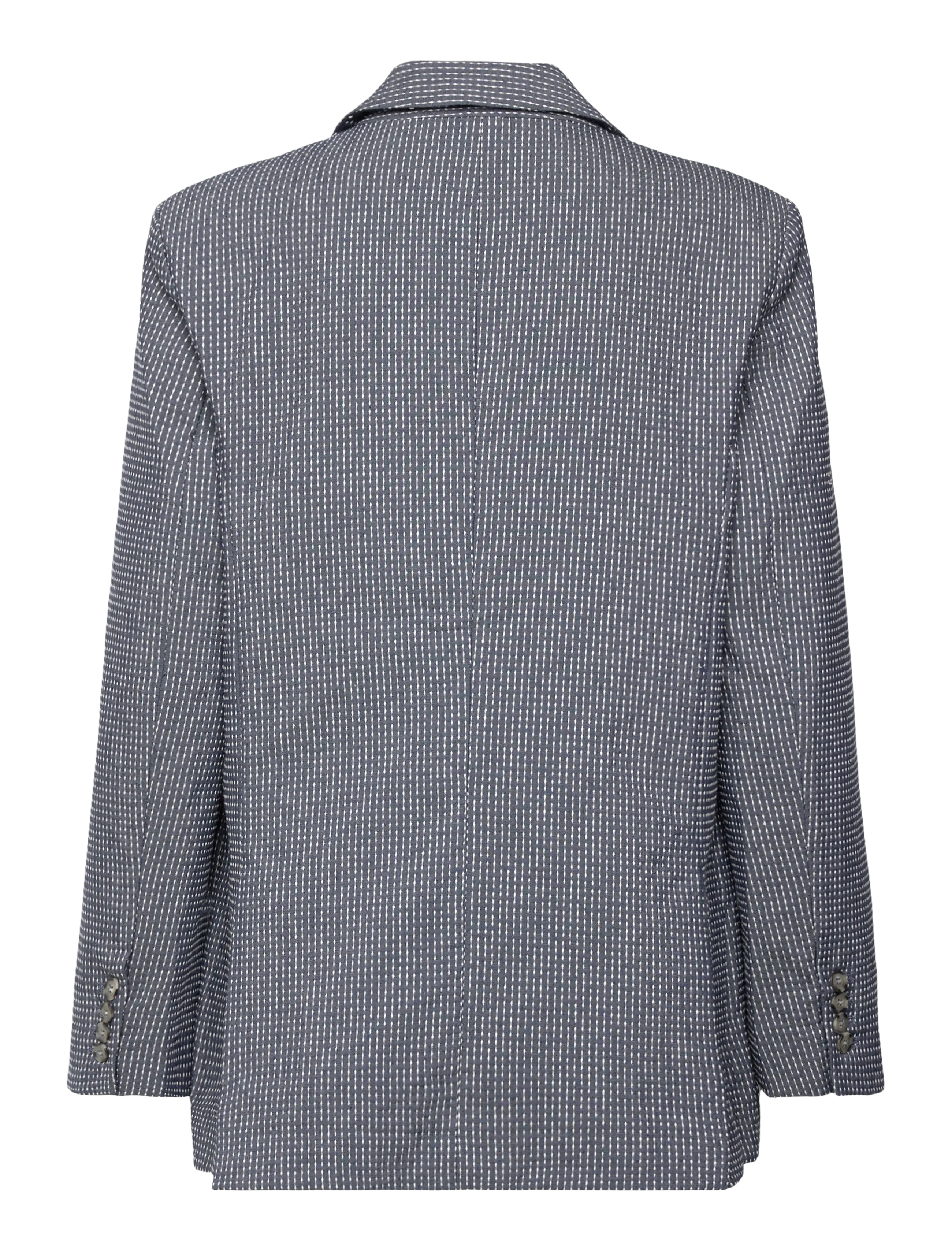 Naja Lauf - CARLOTTA BLAZER BLURRED STRIPE - Ühes joones nööpidega bleiserid - navy - 1