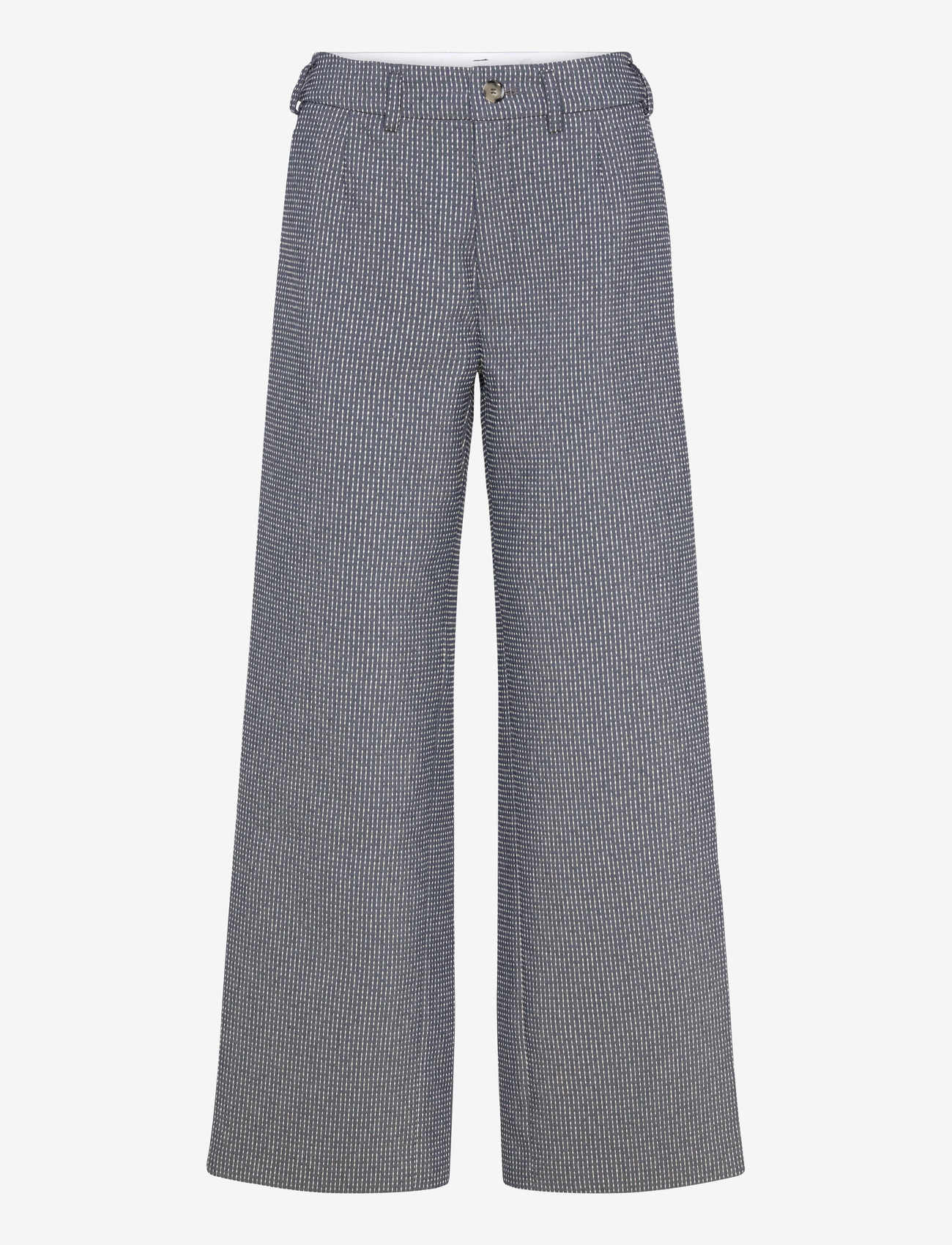 Naja Lauf - CATH PANTS BLURRED STRIPE - festtøj til outletpriser - navy - 0