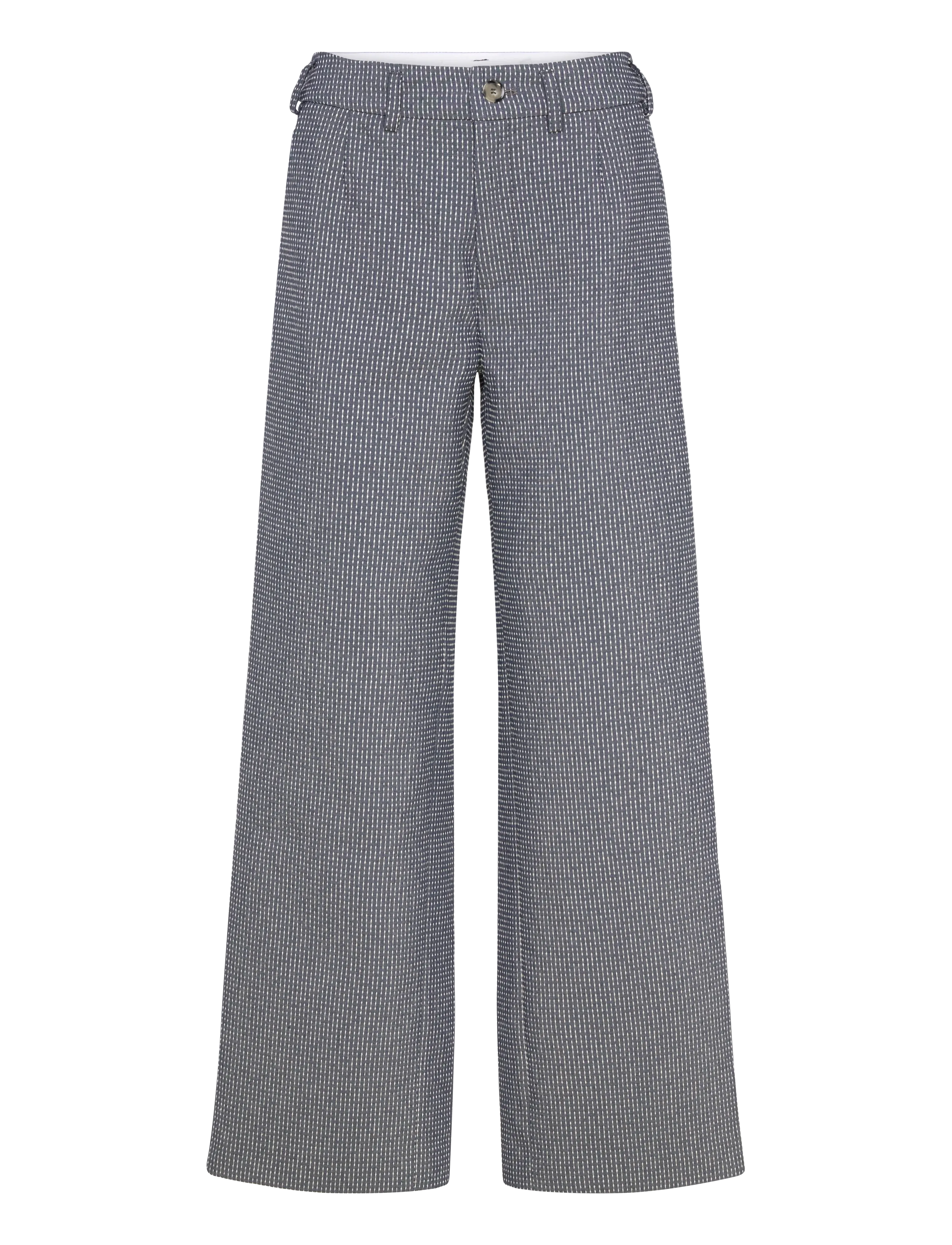 Naja Lauf CATH PANTS BLURRED STRIPE - Byxor - NAVY / navy