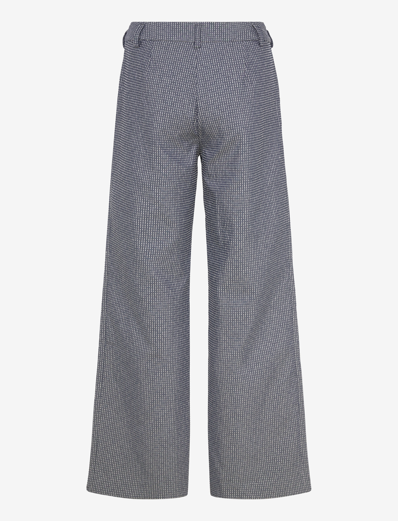 Naja Lauf - CATH PANTS BLURRED STRIPE - festtøj til outletpriser - navy - 1