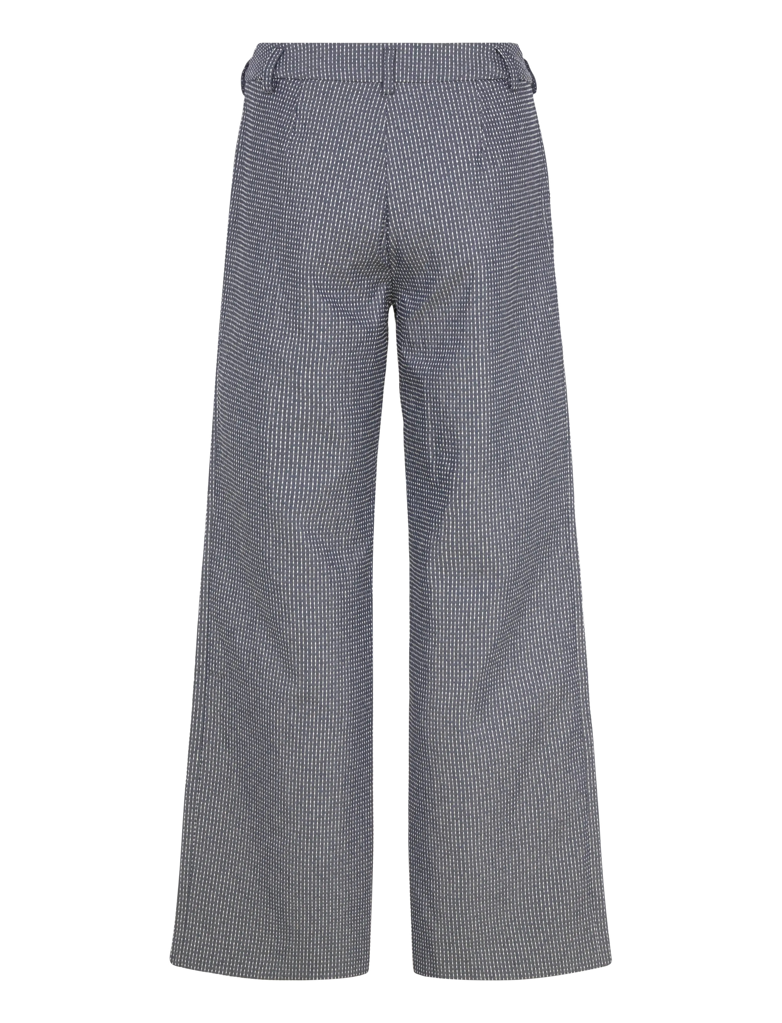 Naja Lauf - CATH PANTS BLURRED STRIPE - festtøj til outletpriser - navy - 1