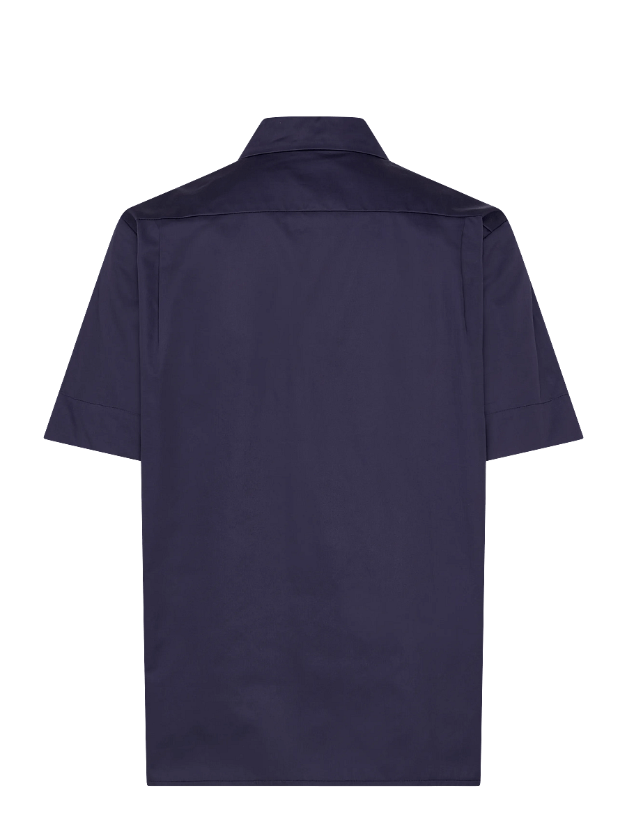 Naja Lauf - TALI SHIRT COTTON SATEEN - chemises à manches courtes - navy - 2