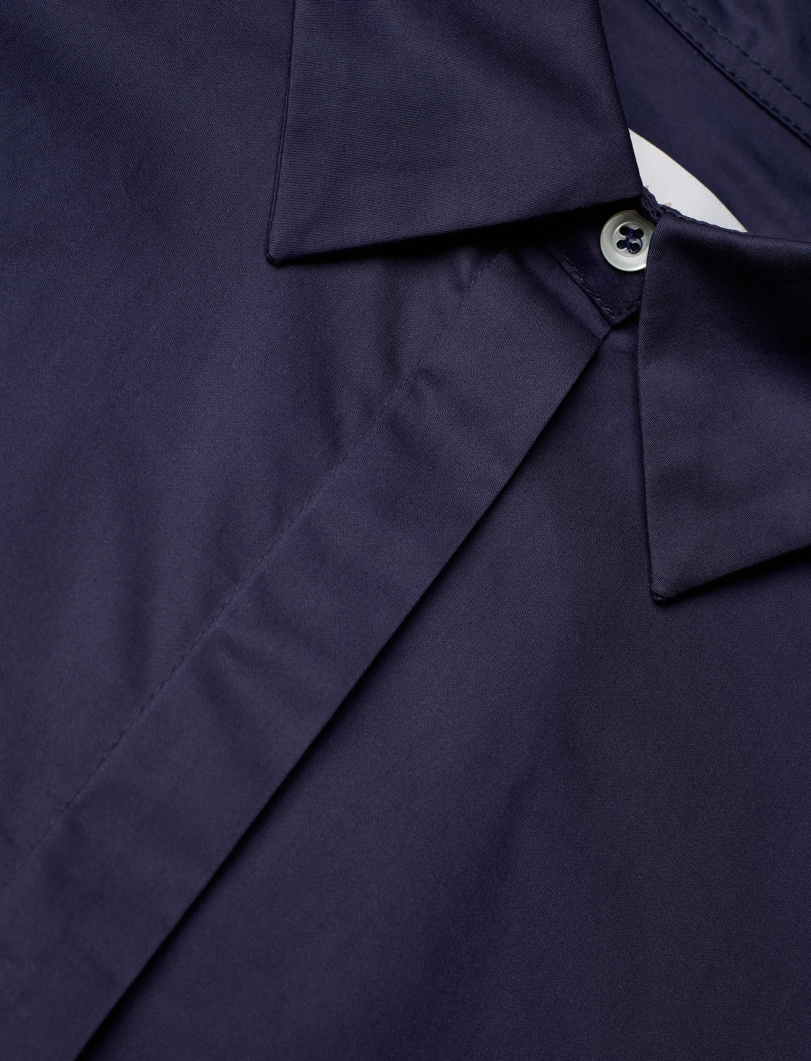 Naja Lauf - TALI SHIRT COTTON SATEEN - kurzärmlige hemden - navy - 5
