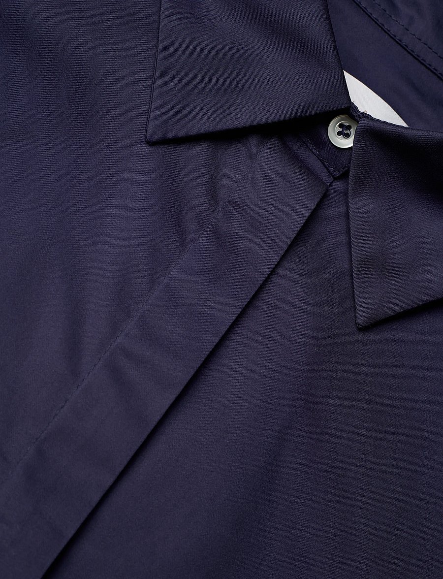 Naja Lauf - TALI SHIRT COTTON SATEEN - chemises à manches courtes - navy - 5