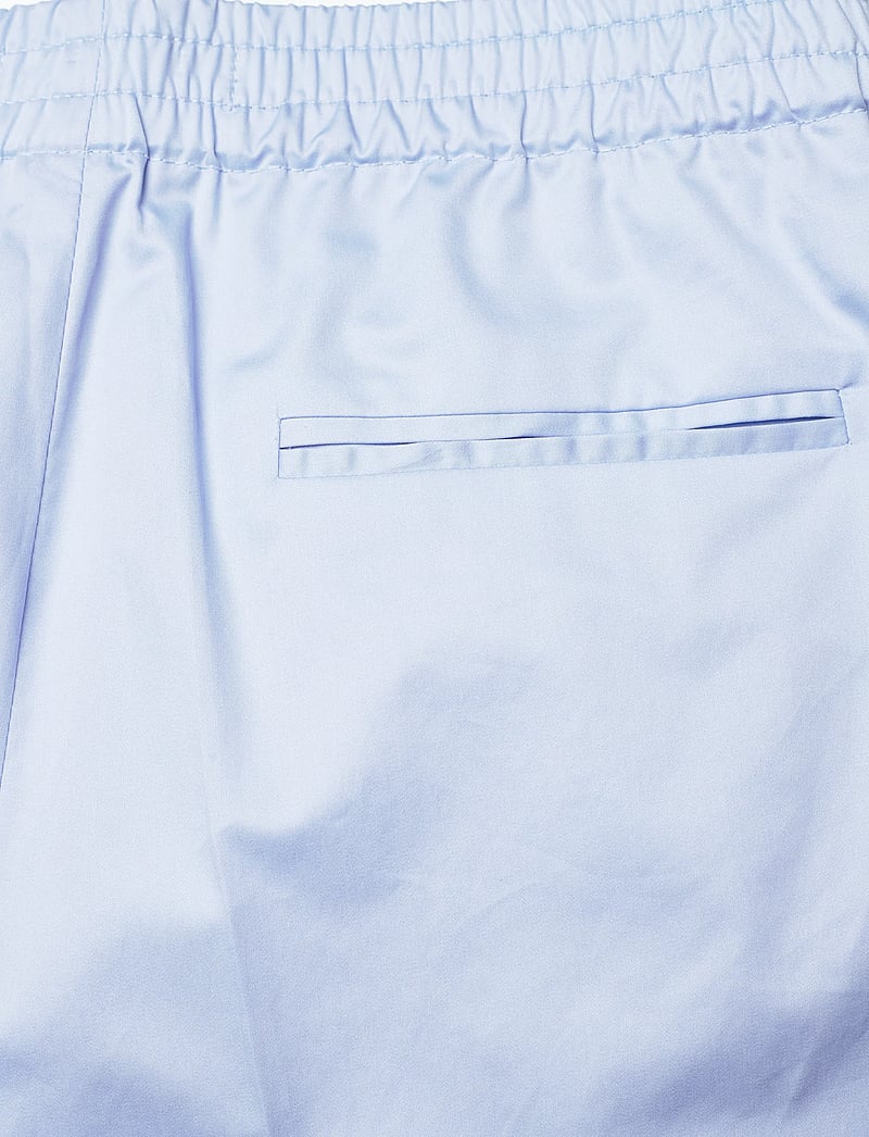 Naja Lauf - NICO PANTS COTTON SATEEN - straight leg trousers - light blue - 4