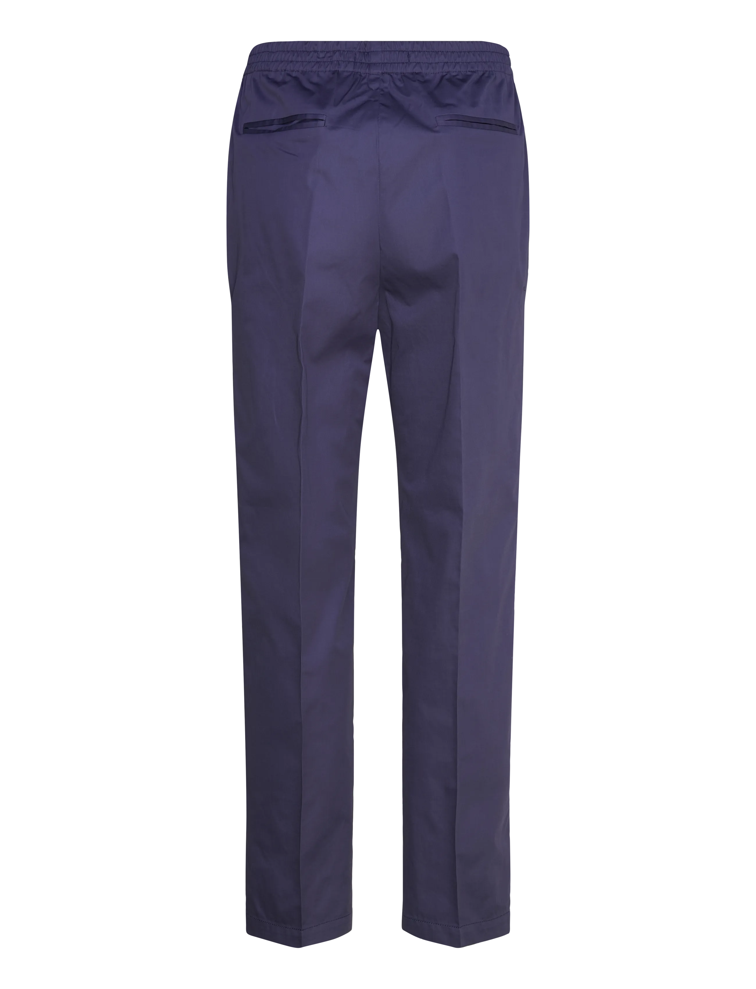 Naja Lauf - NICO PANTS COTTON SATEEN - bukser med lige ben - navy - 2