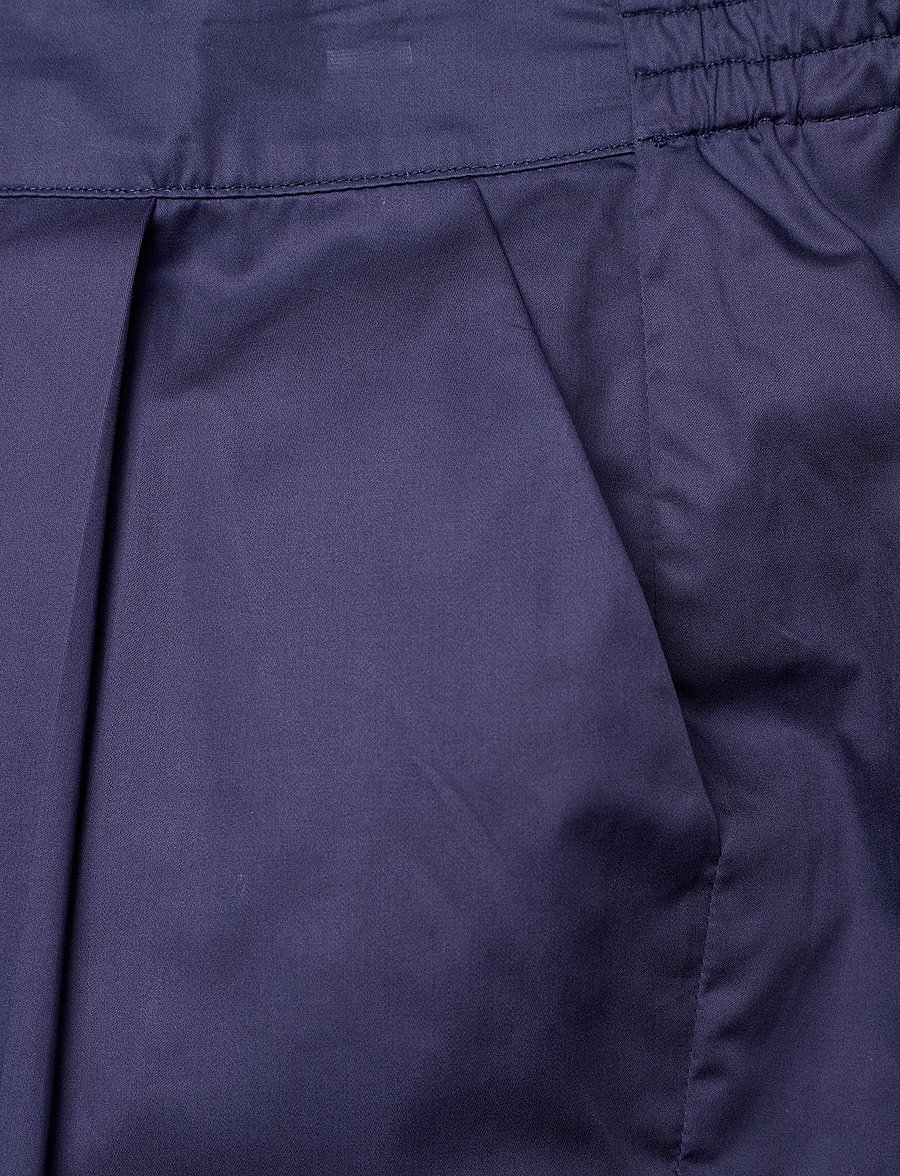 Naja Lauf - NICO PANTS COTTON SATEEN - bukser med lige ben - navy - 5
