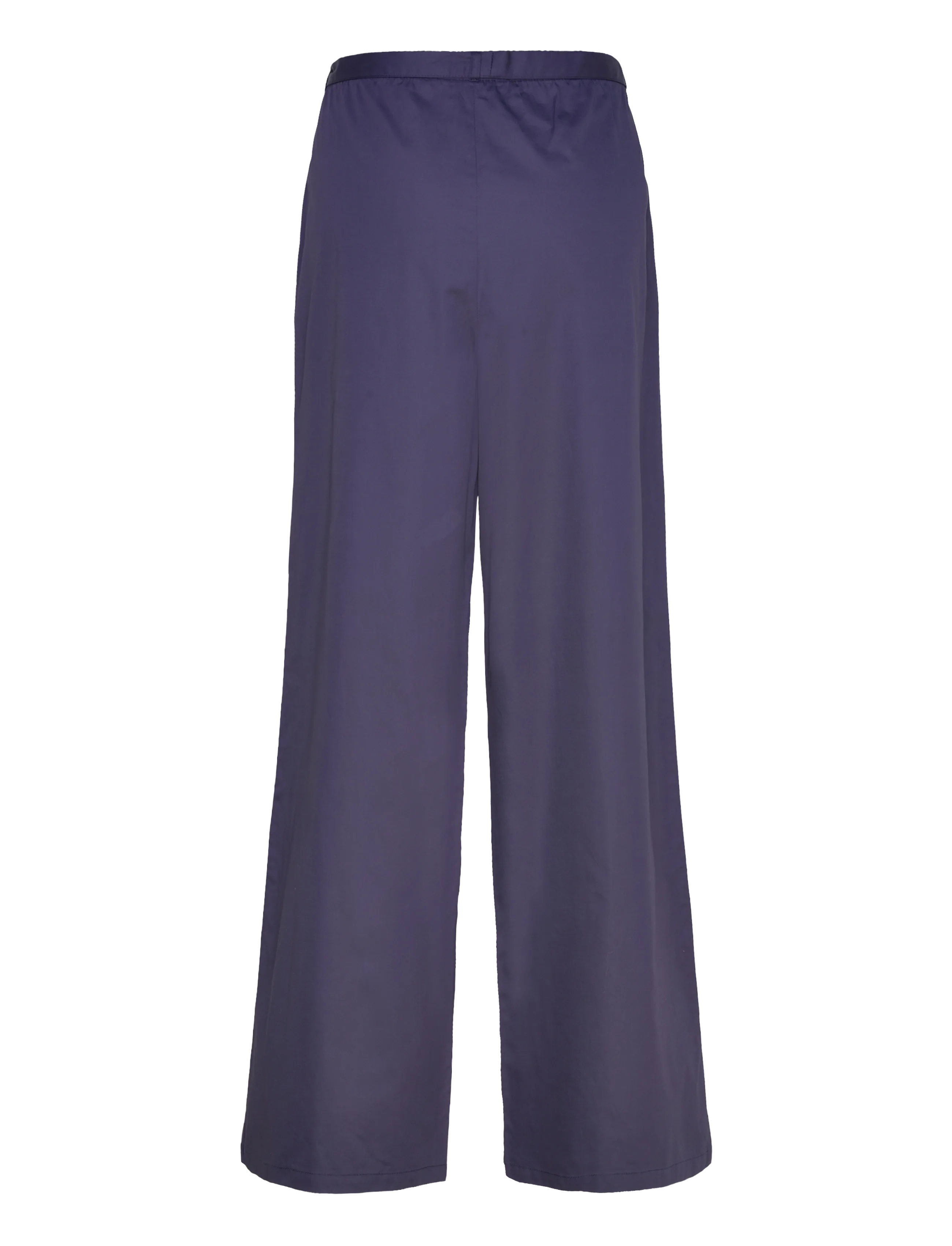 Naja Lauf - JELENA PANTS COTTON SATEEN - bukser med brede ben - navy - 2