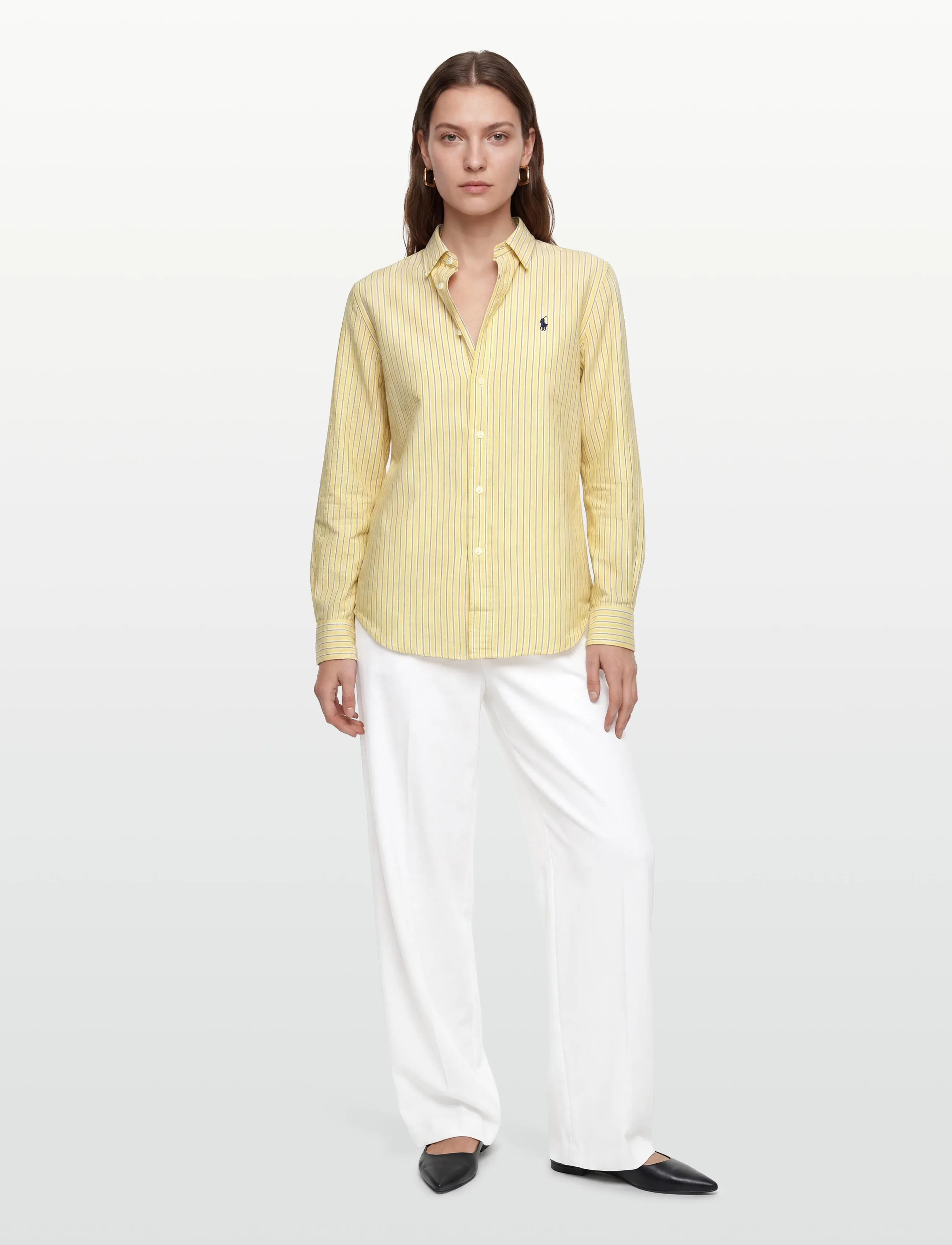 Naja Lauf JELENA PANTS COTTON SATEEN - Kleidung - WHITE / white