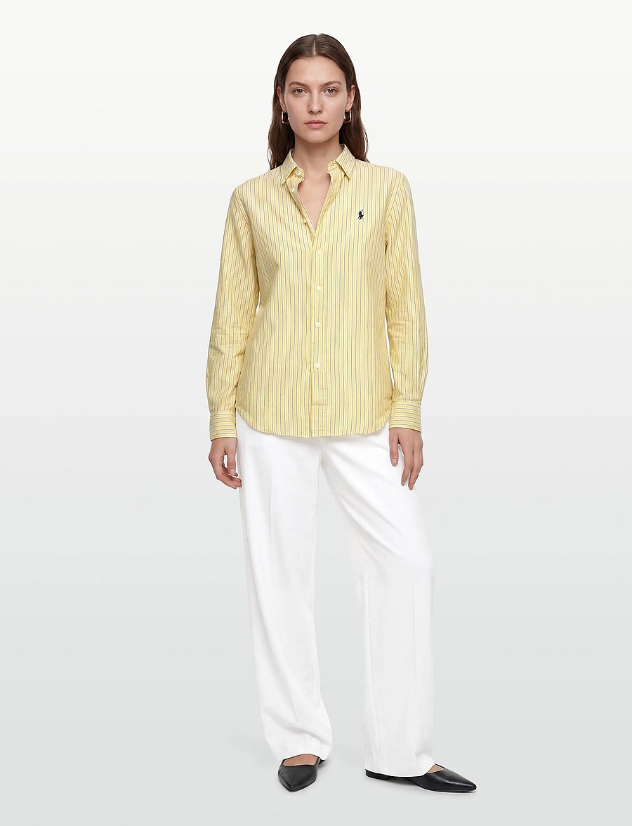 Naja Lauf - JELENA PANTS COTTON SATEEN - hosen mit weitem bein - white - 0