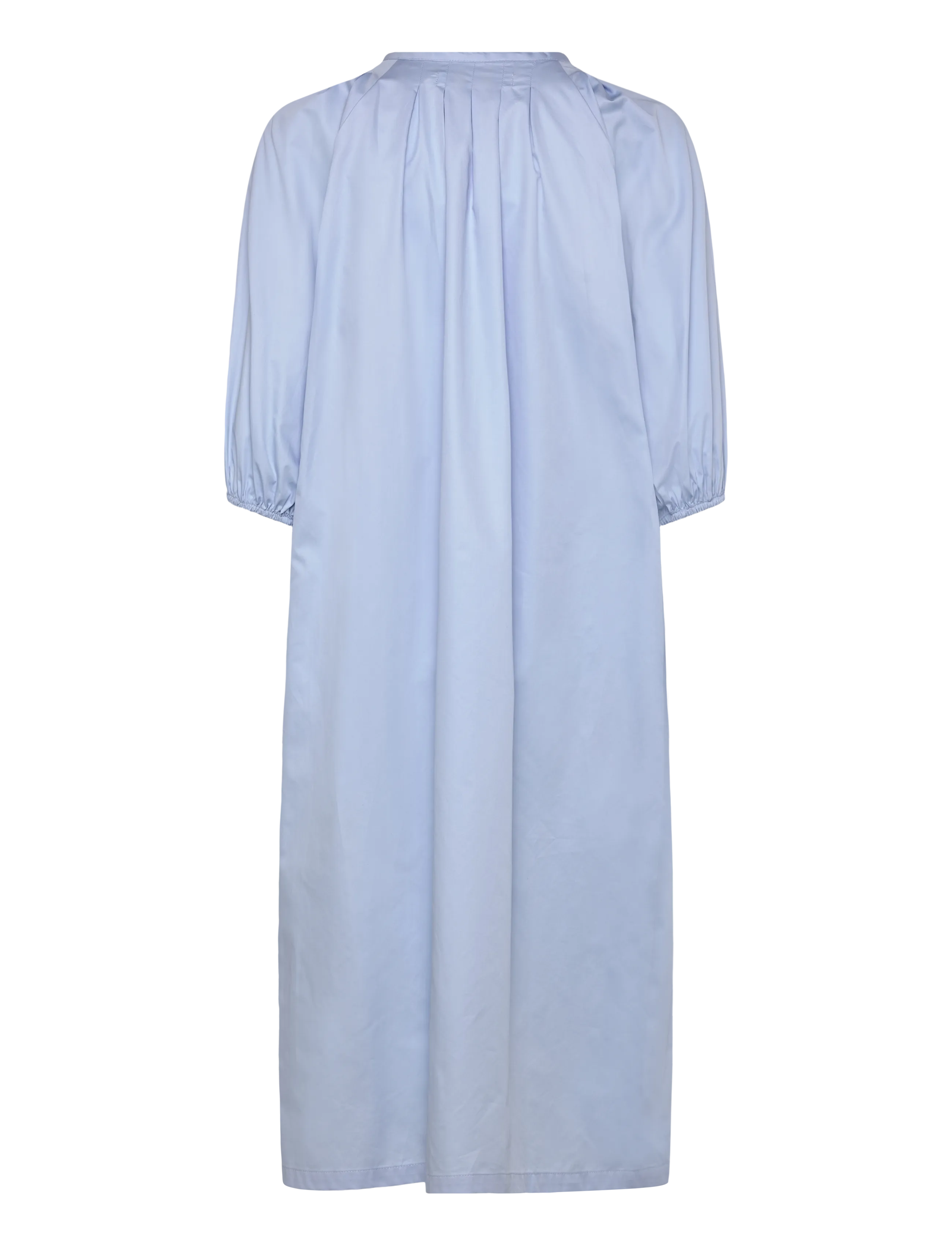 Naja Lauf - NICOLE DRESS COTTON SATEEN - marškinių tipo suknelės - light blue - 2