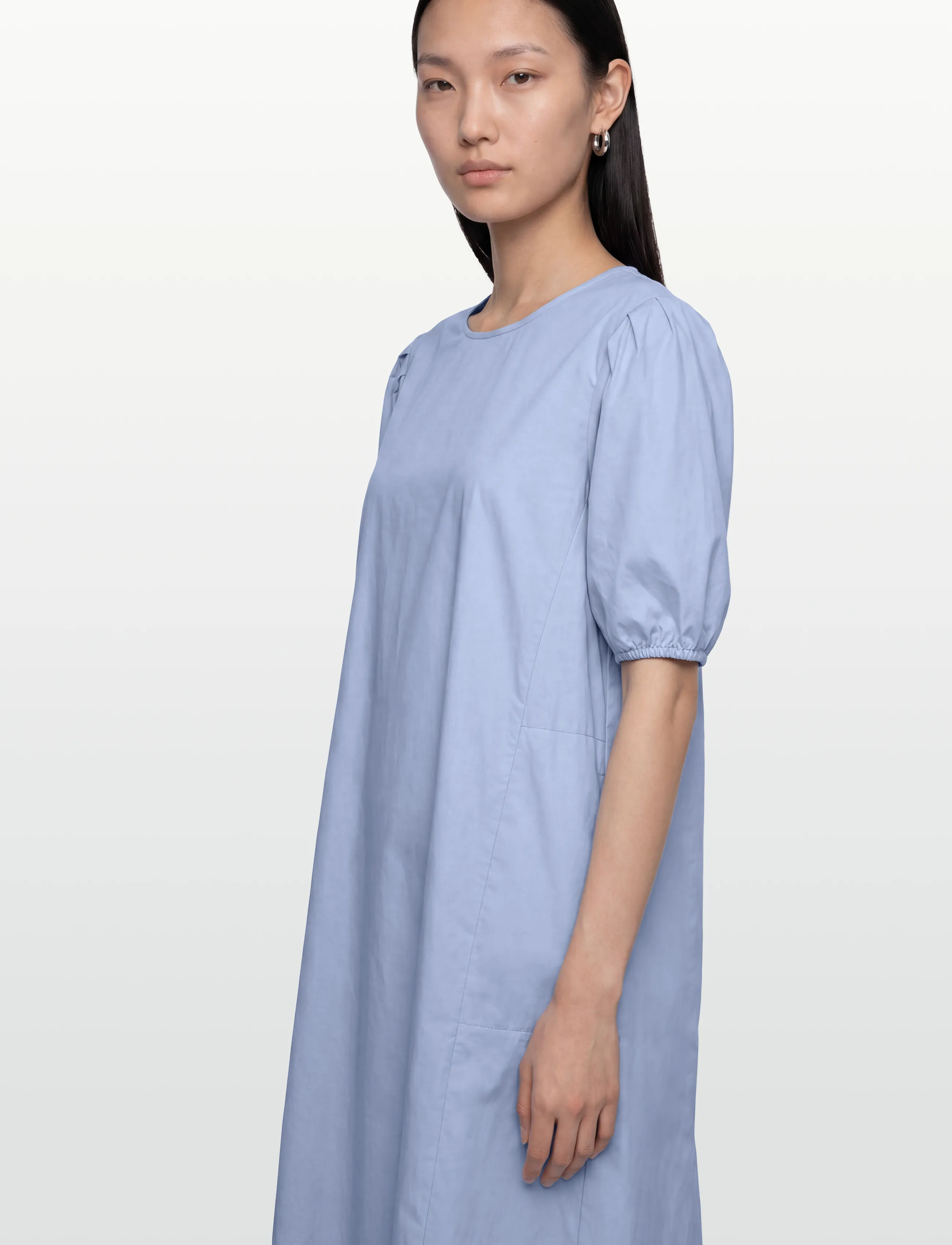 Naja Lauf - FELICITY DRESS COTTON SATEEN - maxi kjoler - light blue - 3