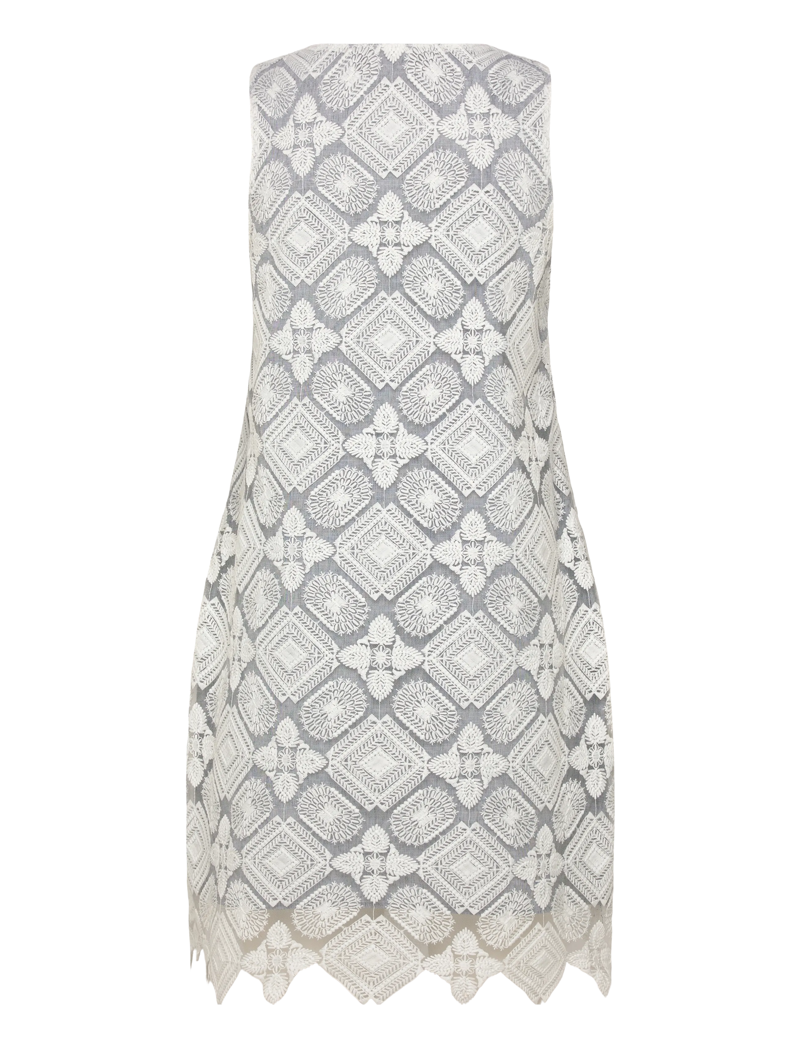 Naja Lauf - BIA DRESS WHITE EMBROIDERY - confirmation - white - 2