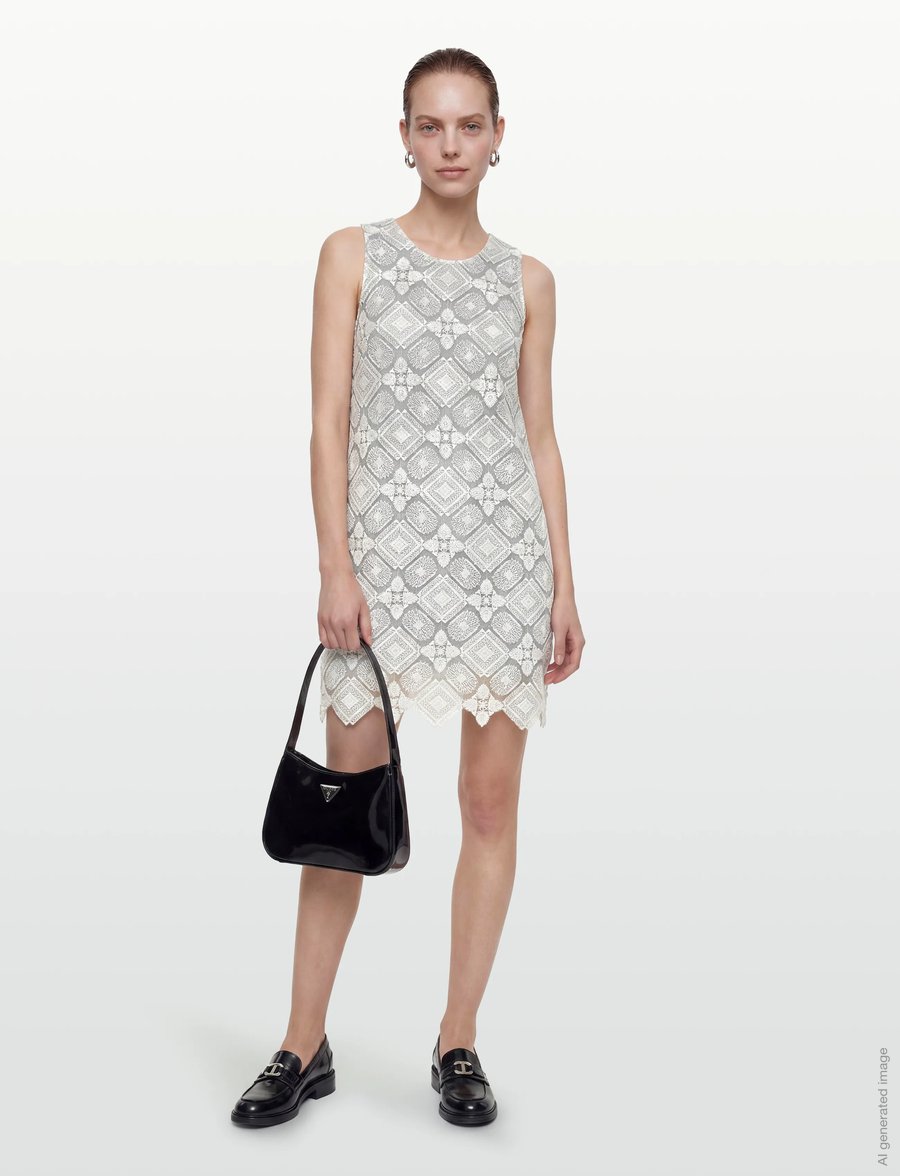 Naja Lauf - BIA DRESS WHITE EMBROIDERY - confirmation - white - 0
