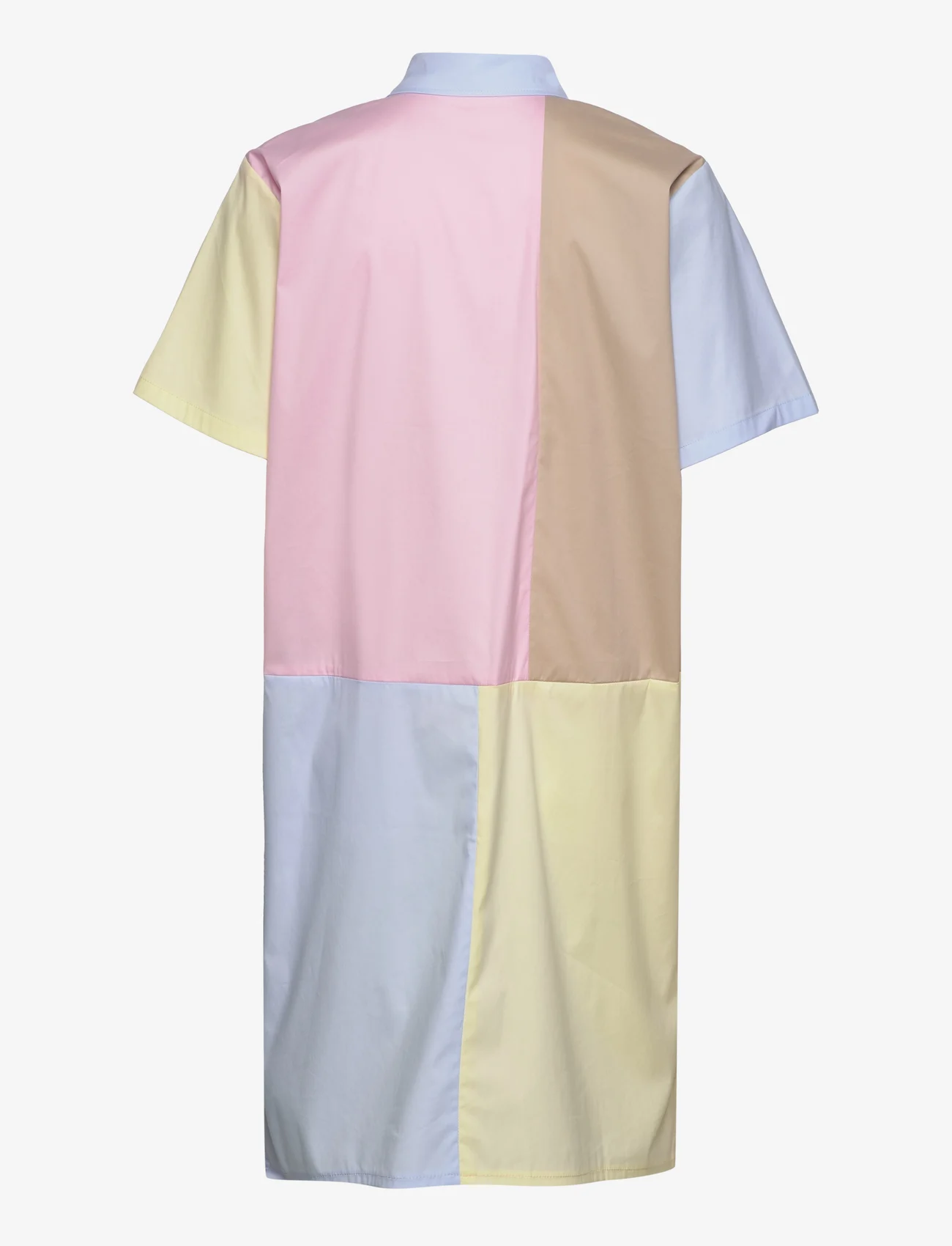Naja Lauf - DORTHEA DRESS - hemdkleider - rose-blue-yellow-beige - 1