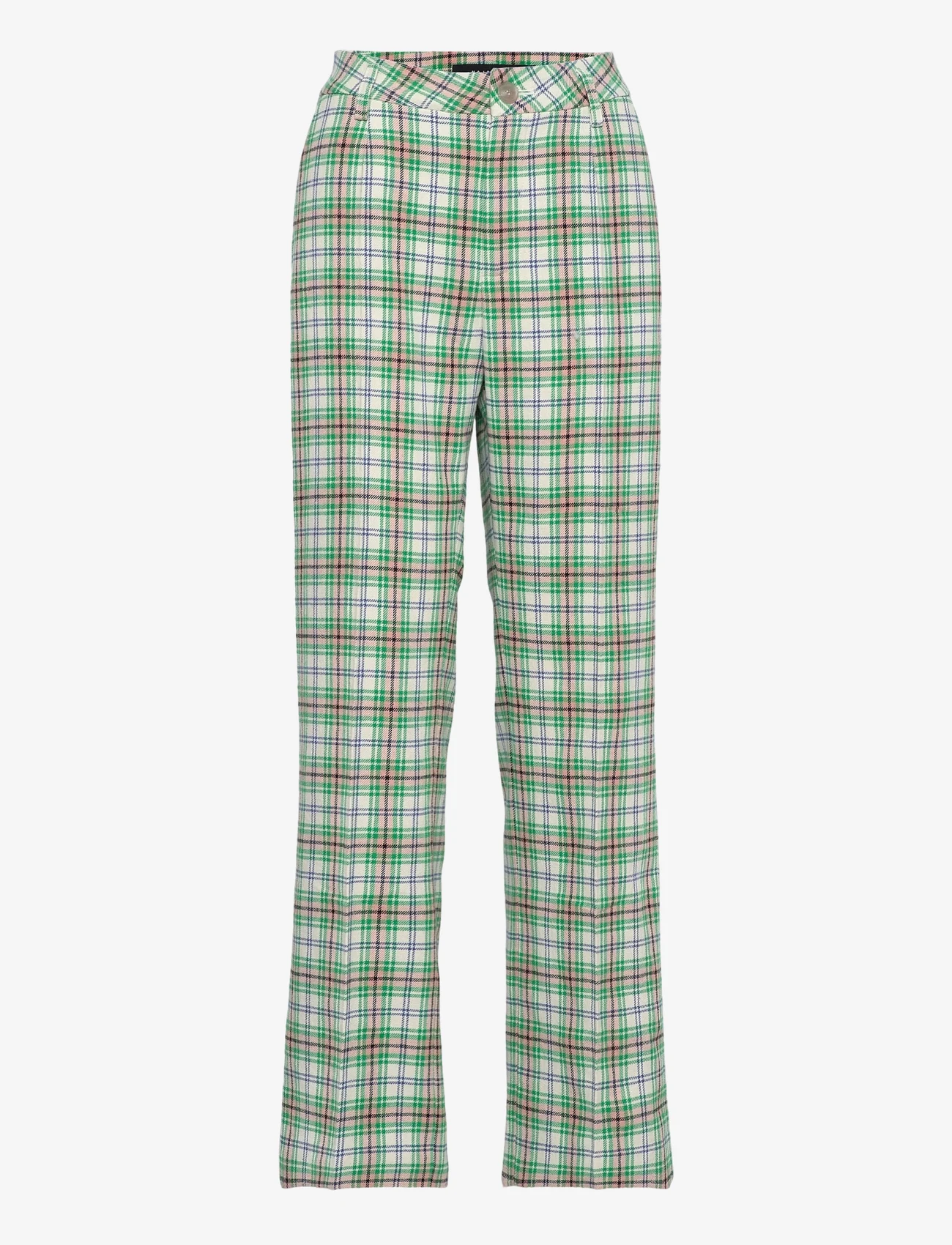 Naja Lauf - HELEN - straight leg trousers - green rose - 0