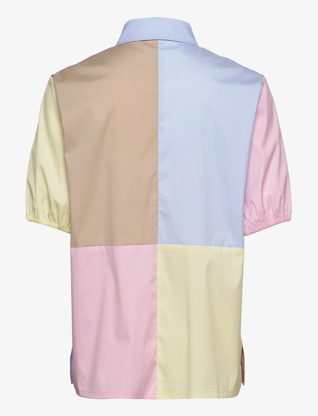 Naja Lauf - ROSALIA SHIRT - short-sleeved shirts - rose-blue-yellow-beige - 1
