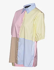 Naja Lauf - ROSALIA SHIRT - short-sleeved shirts - rose-blue-yellow-beige - 2