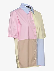 Naja Lauf - ROSALIA SHIRT - short-sleeved shirts - rose-blue-yellow-beige - 3