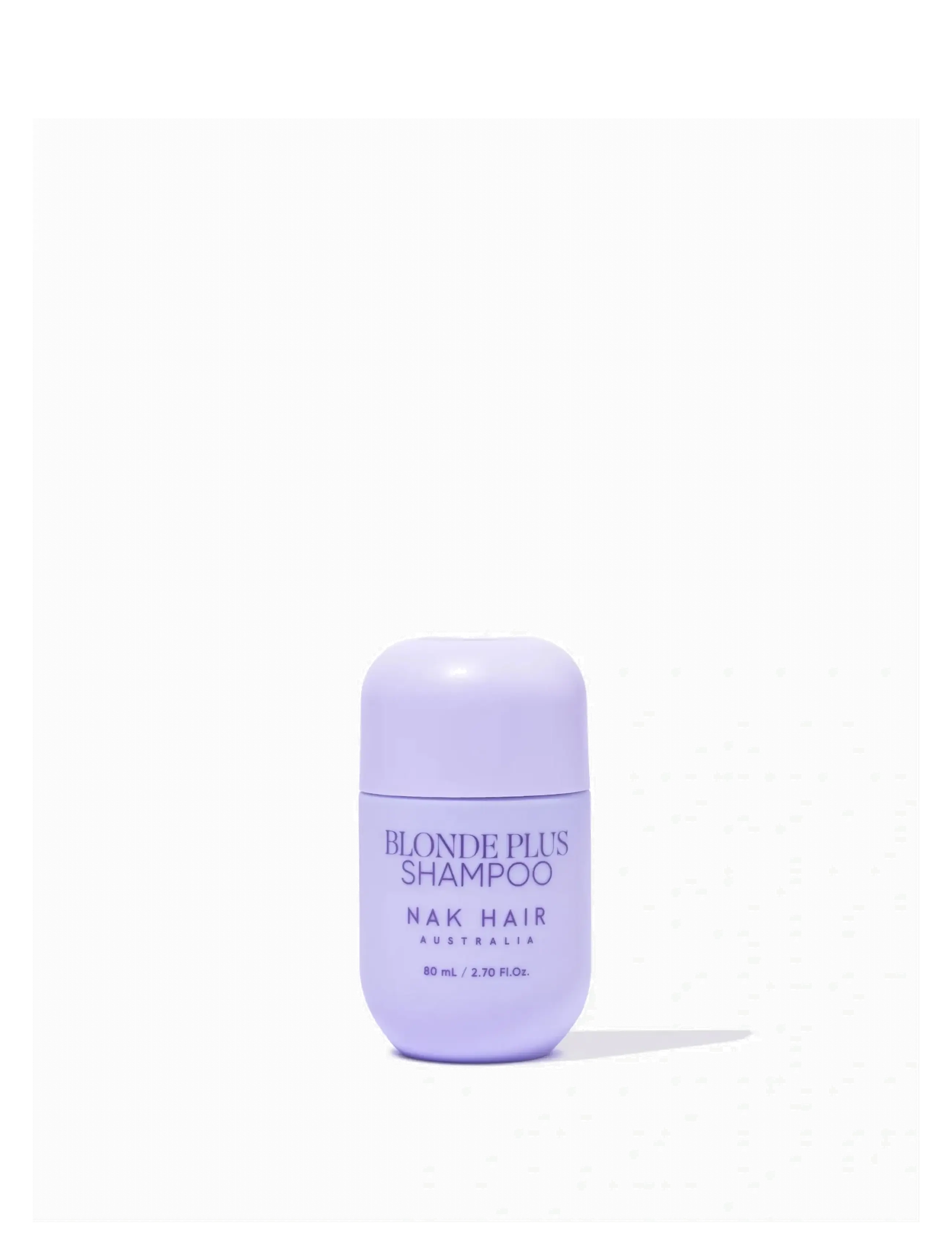 NAK HAIR Blonde Plus Shampoo, Shampoo, Nude, Str: 80 ML