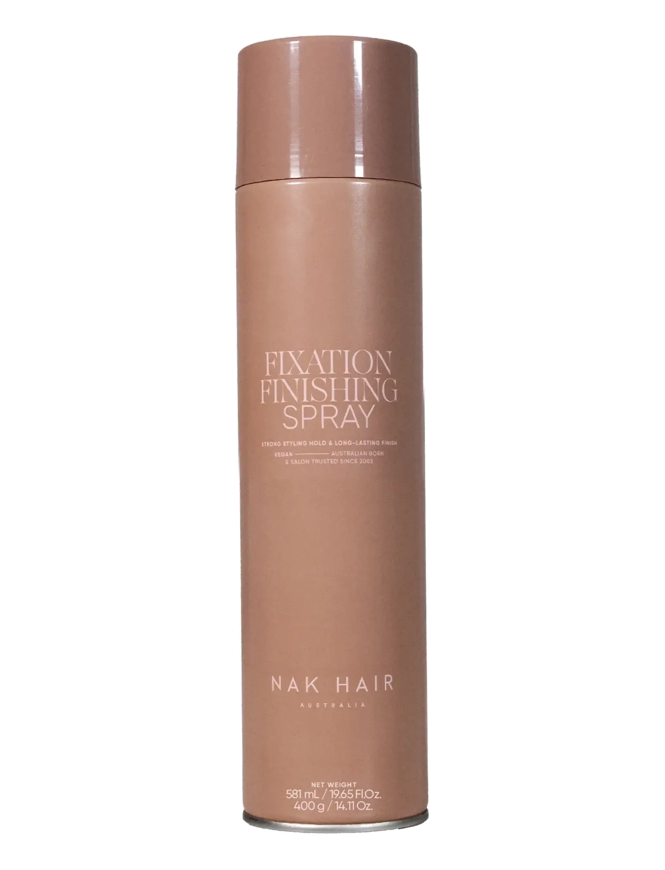 NAK HAIR Fixation Finishing Spray, Hårspray til opfriskning, Nude, Str: 581 ML