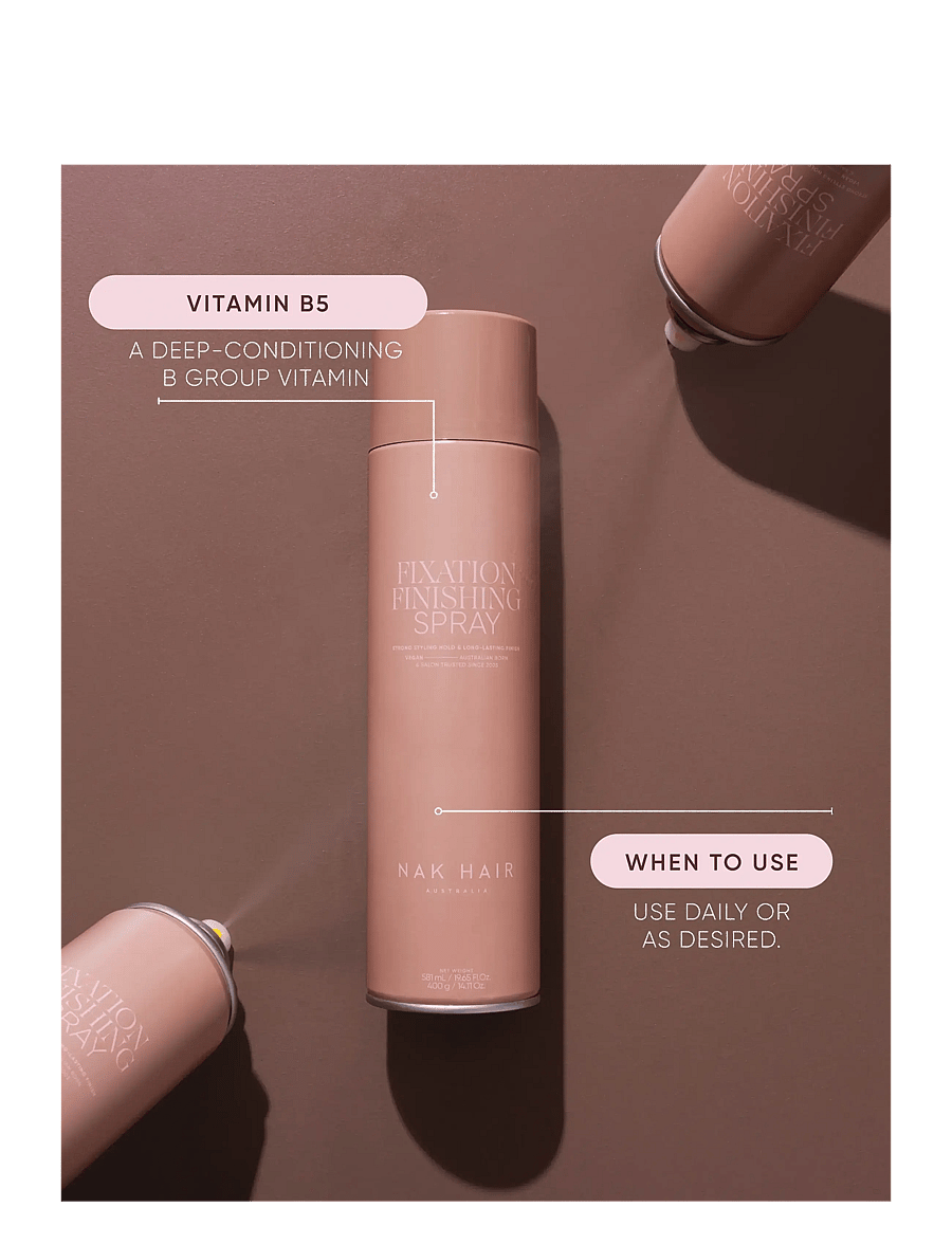 NAK HAIR - Fixation Finishing Spray - hår-touch up-spray - no colour - 3