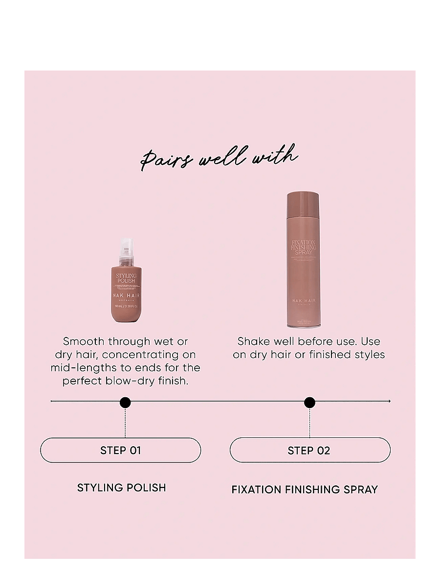 NAK HAIR - Fixation Finishing Spray - hår-touch up-spray - no colour - 4