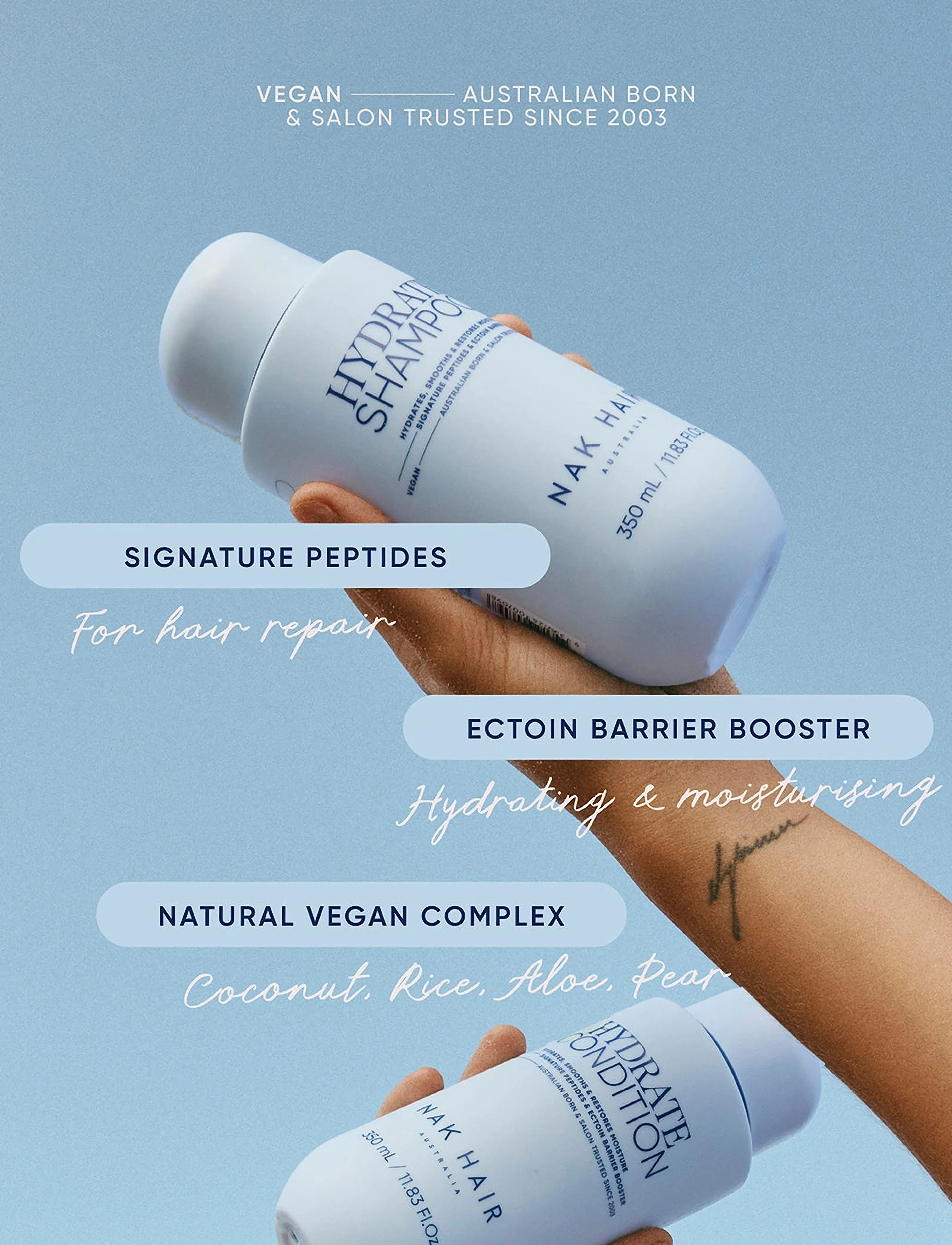 NAK HAIR - Hydrate Shampoo - sjampó - no colour - 3