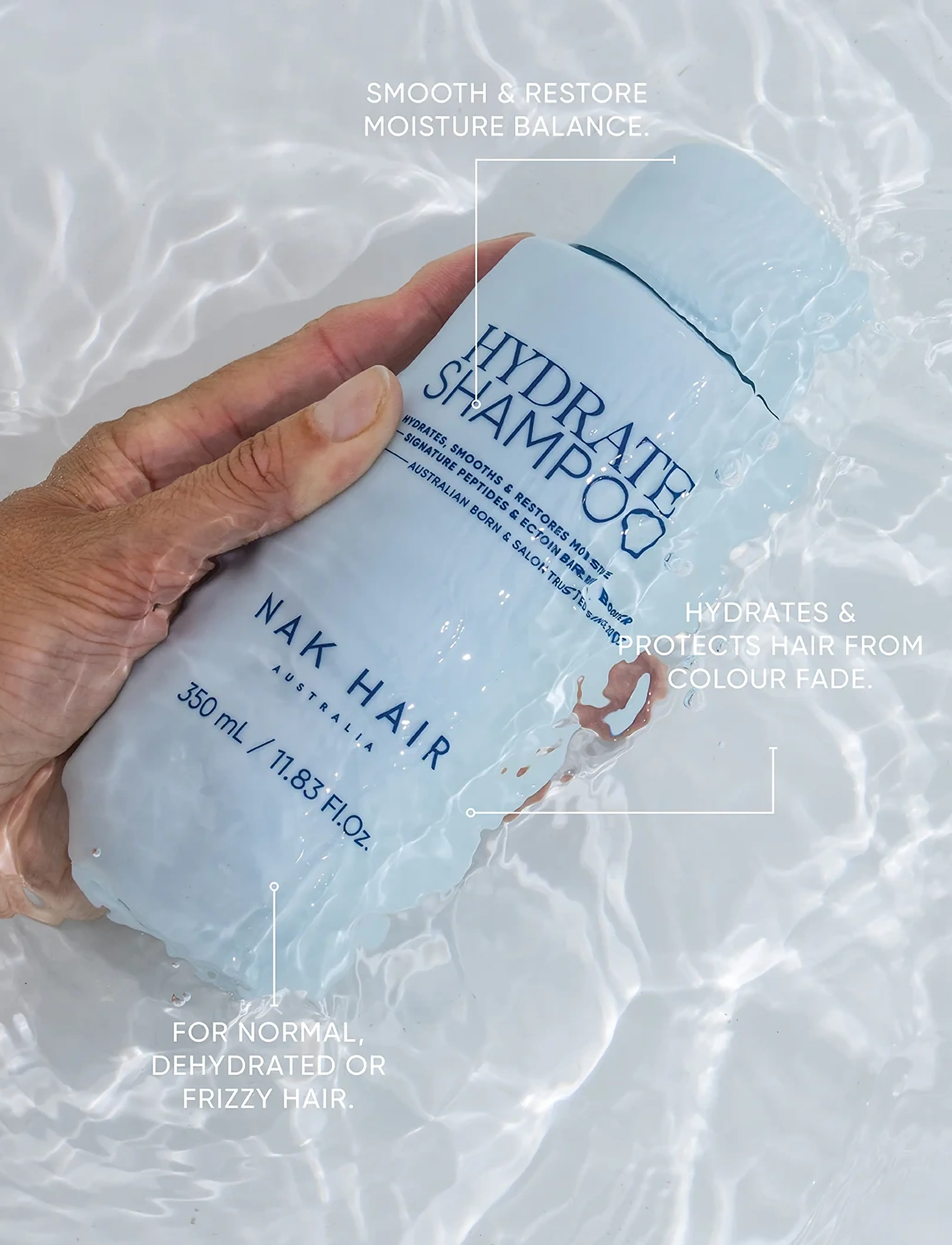 NAK HAIR - Hydrate Shampoo - sjampó - no colour - 4